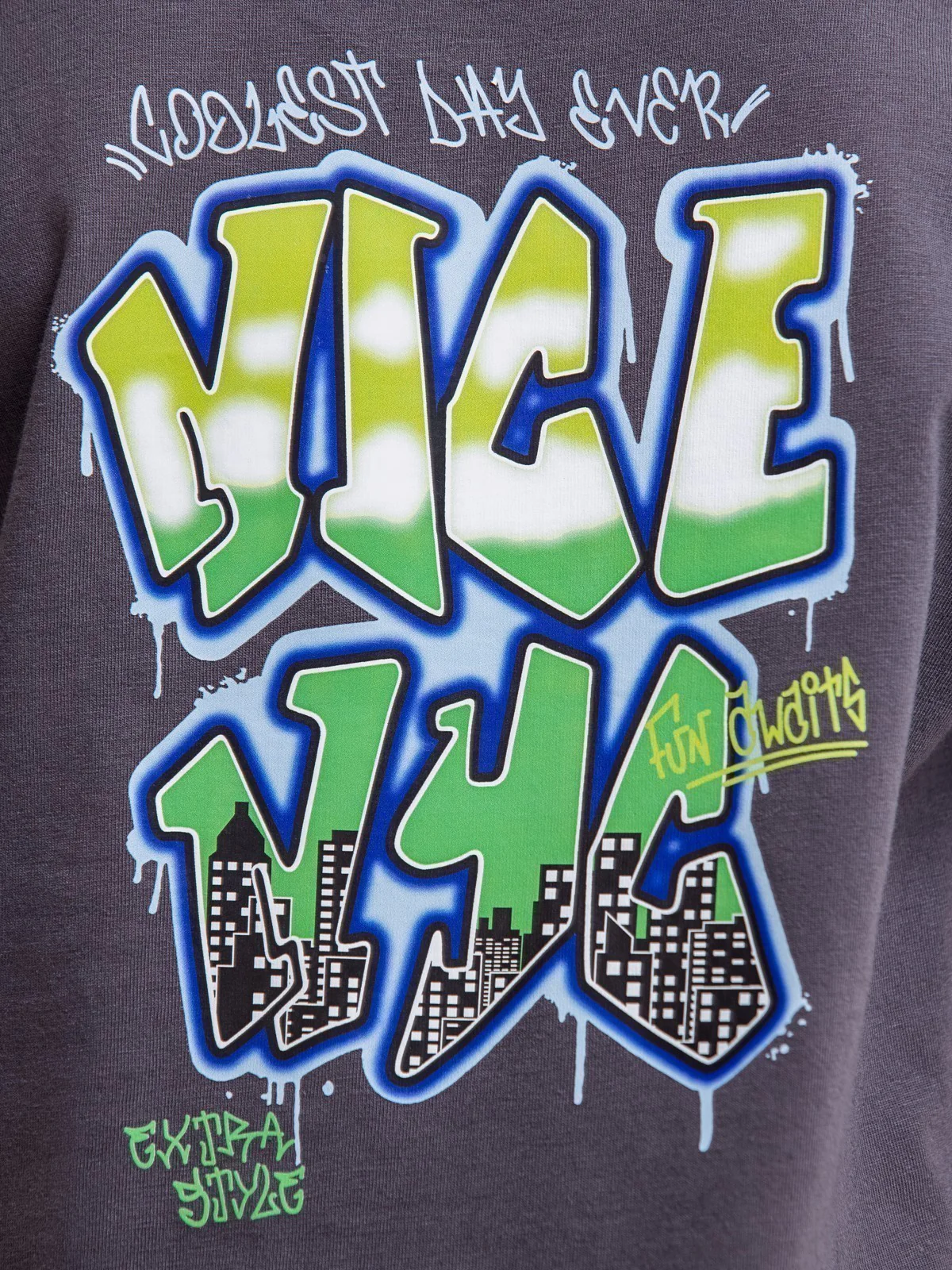 Boy's Charcoal T-Shirt - EBTTS23-009 - Image 4