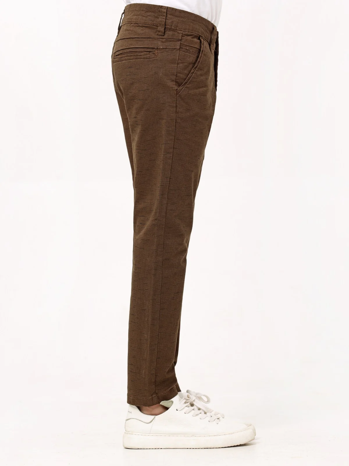 Boy's Dark Brown Chino Pant - EBBCP23-002 - Image 3