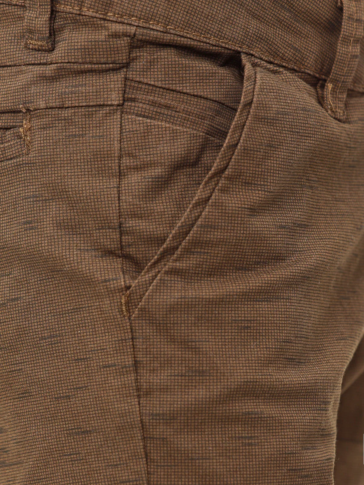 Boy's Dark Brown Chino Pant - EBBCP23-002 - Image 4