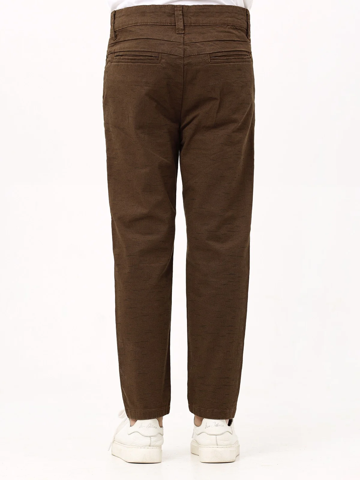 Boy's Dark Brown Chino Pant - EBBCP23-002 - Image 6