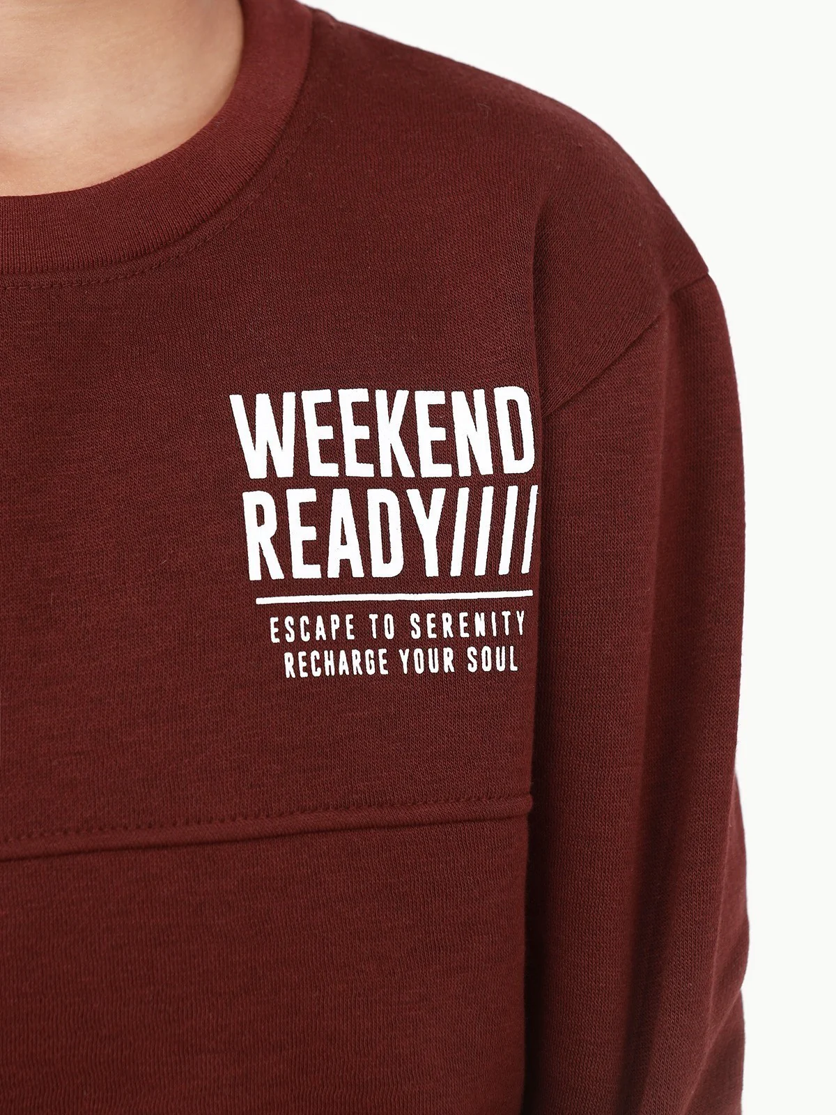 Boy's Dark Brown Sweatshirt - EBTSS22-001 - Image 4