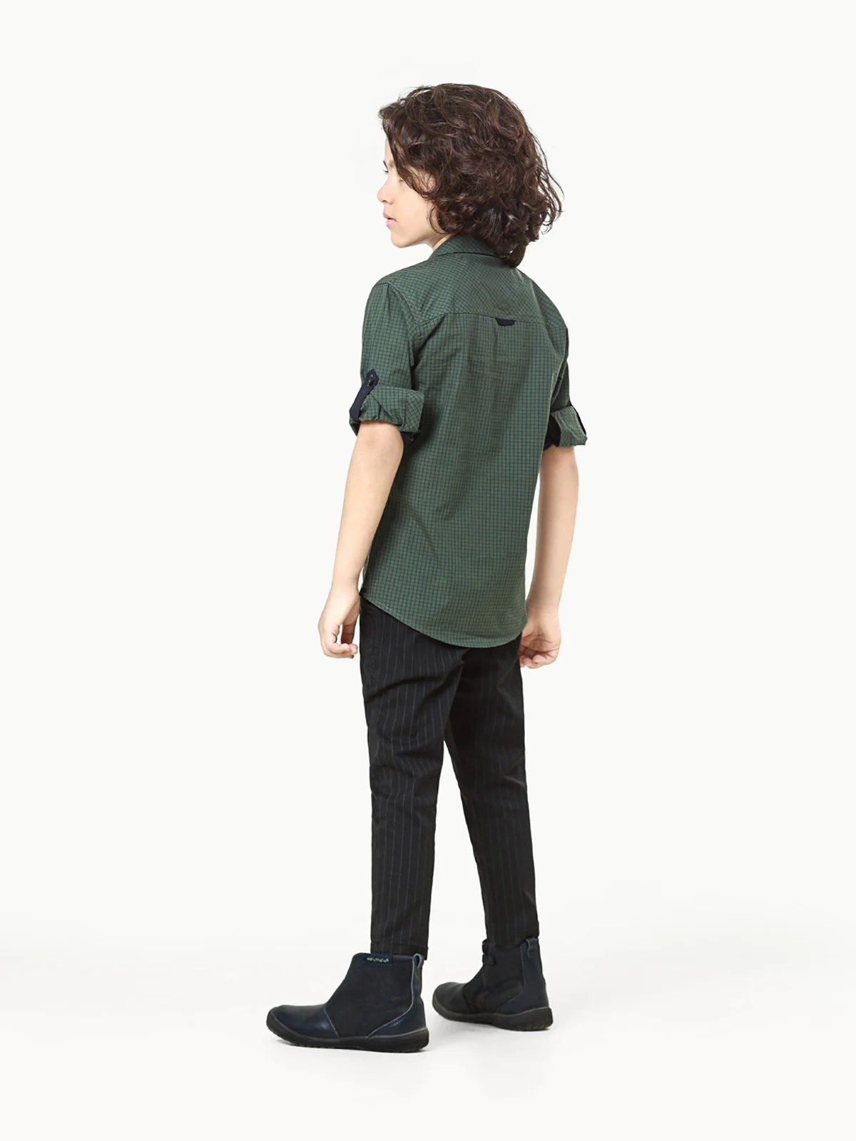 Boy's Dark Green Shirt - EBTS22-27442 - Image 6