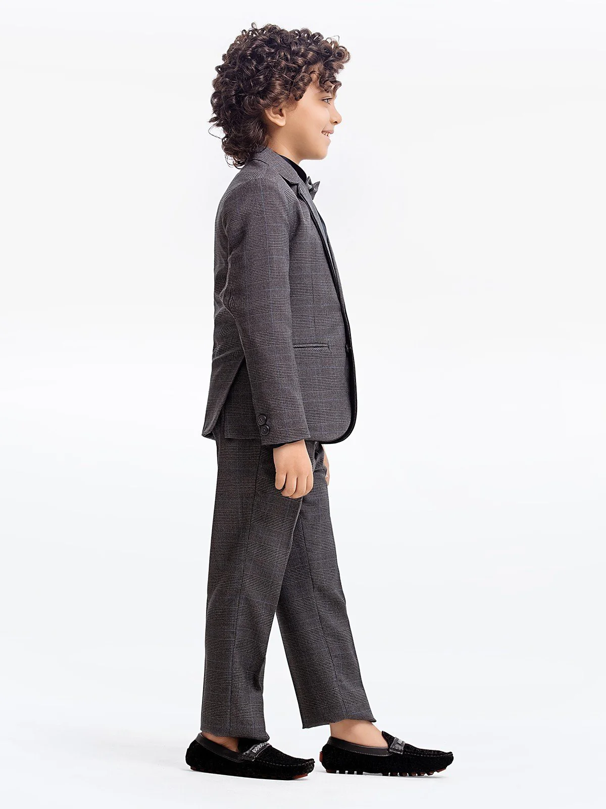 Boy's Dark Grey Coat Pant - EBTCPC22-4486 - Image 3