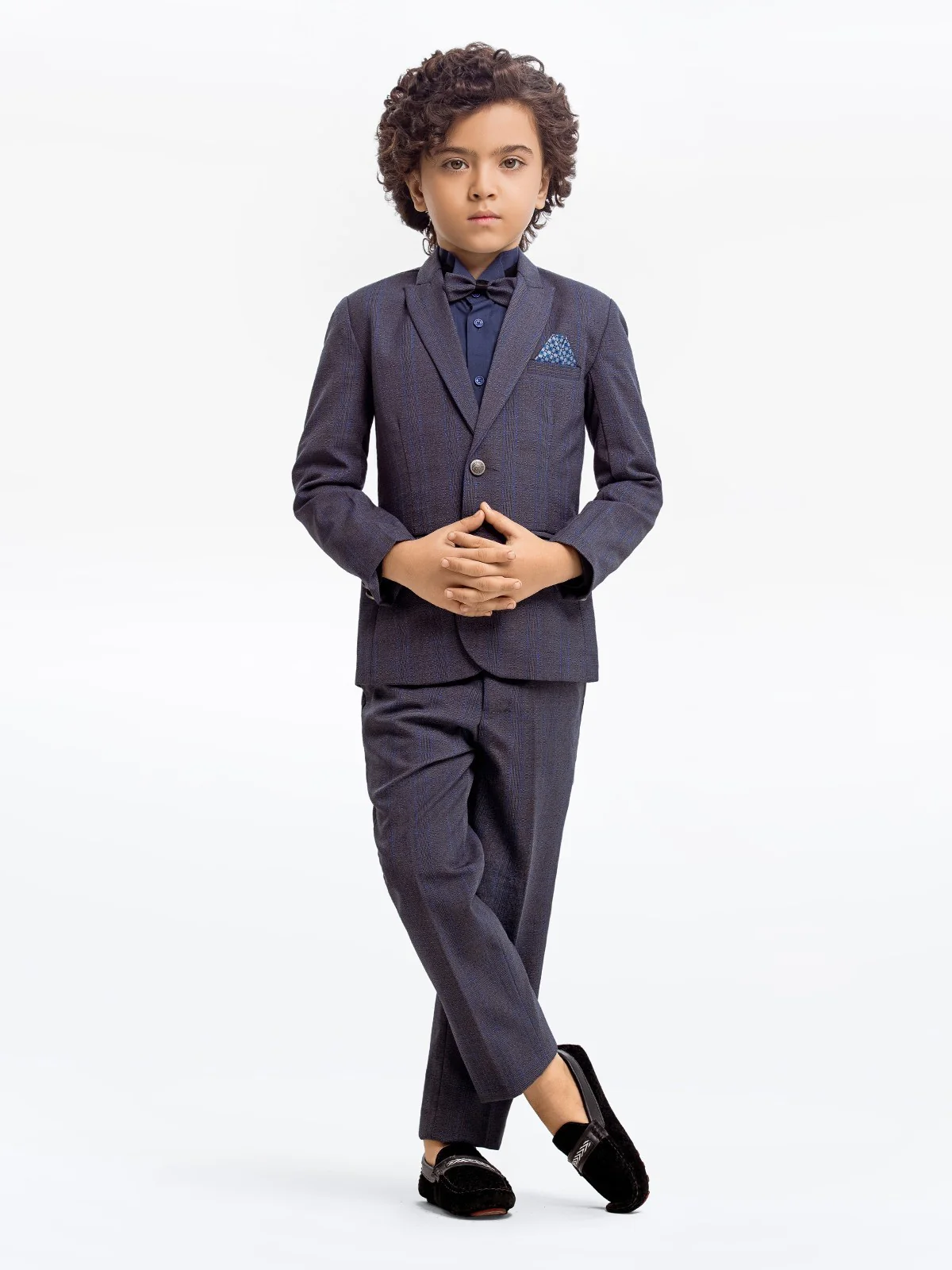Boy's Dark Grey Coat Pant - EBTCPC22-4490 - Image 2