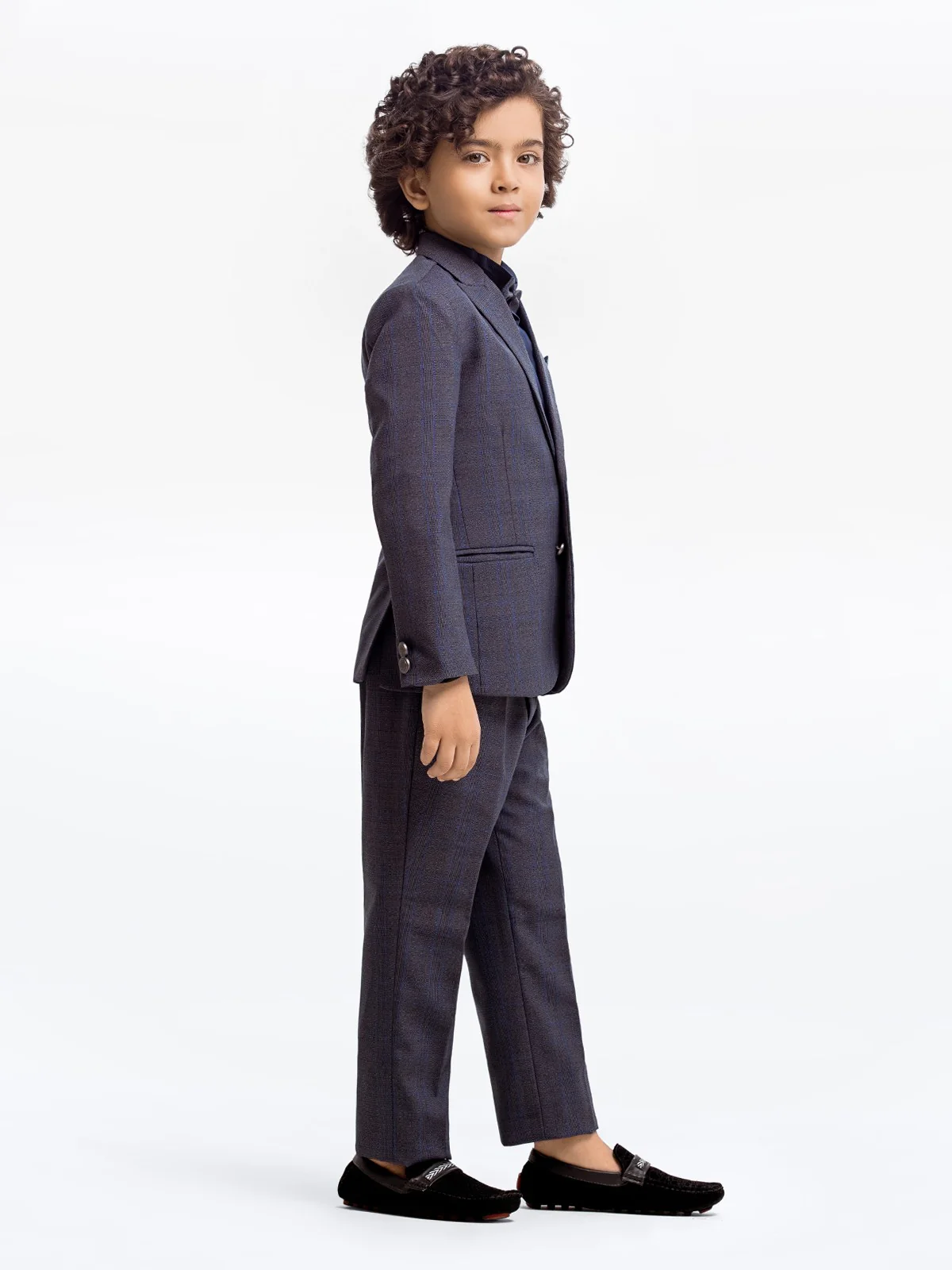 Boy's Dark Grey Coat Pant - EBTCPC22-4490 - Image 3