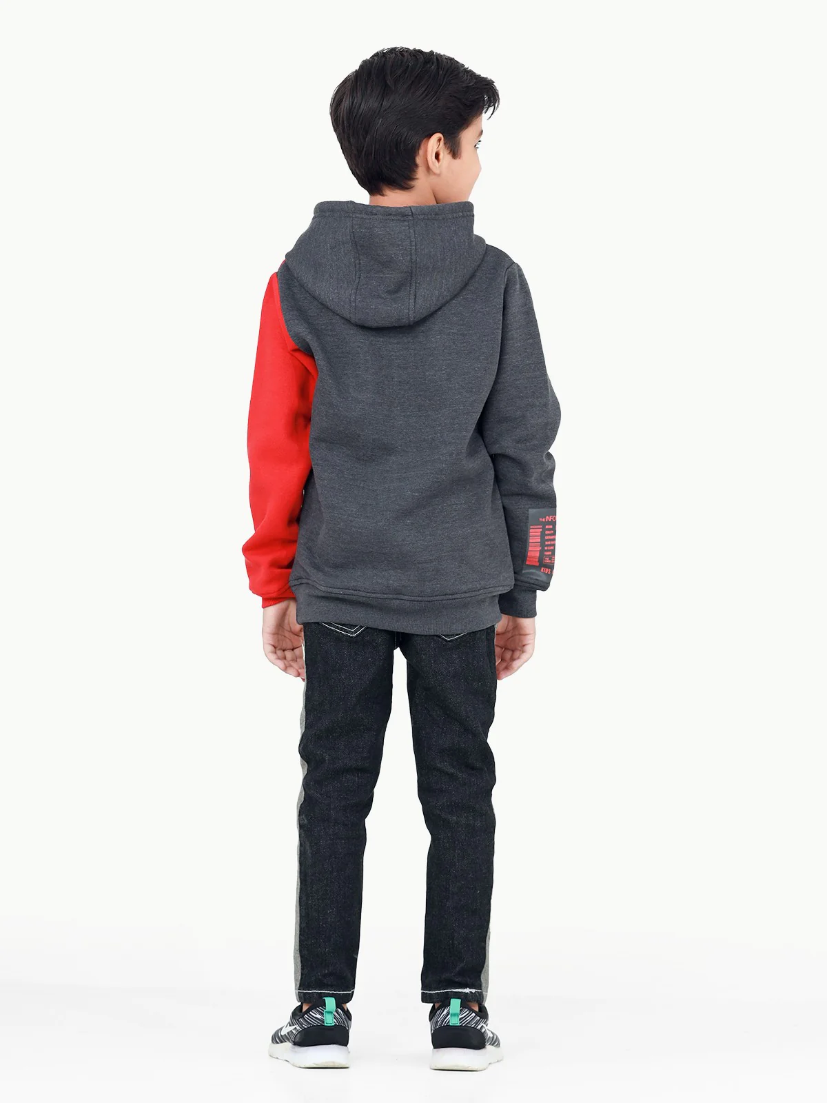 Boy's Dark Grey Hoodie - EBTH22-011 - Image 6