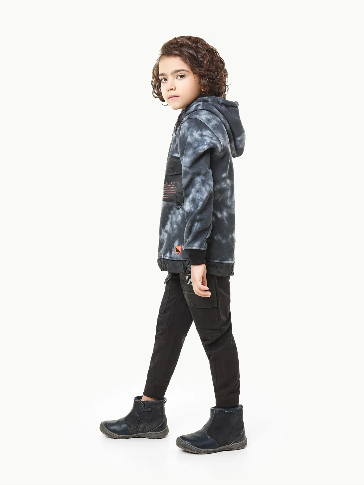 Boy's Dark Grey Hoodie - EBTH22-023 - Image 3