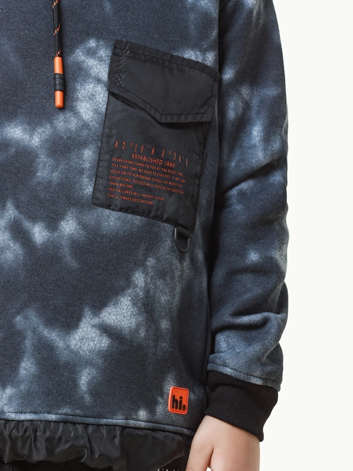 Boy's Dark Grey Hoodie - EBTH22-023 - Image 5