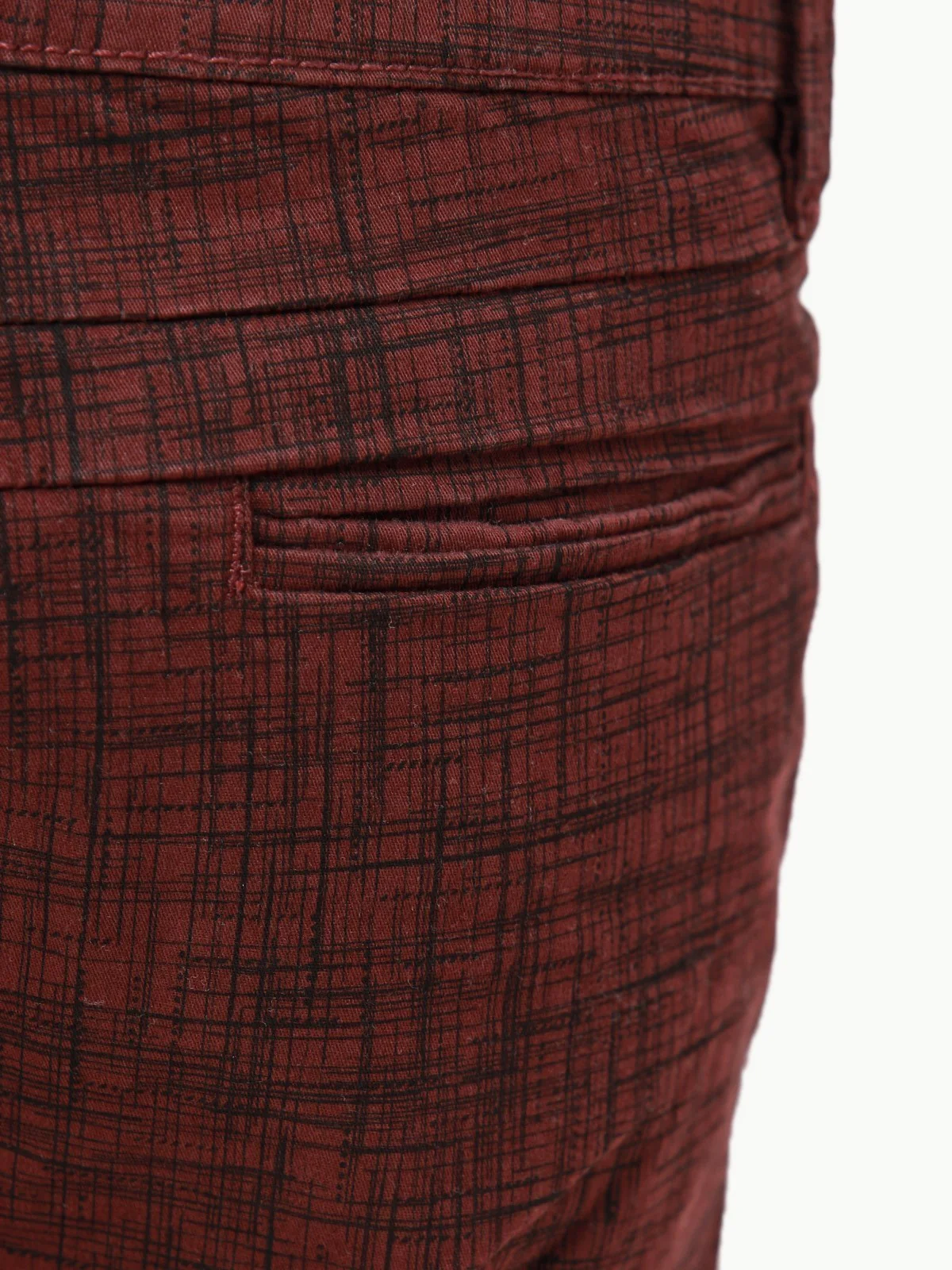 Boy's Dark Maroon Chino Pant - EBBCP23-008 - Image 5