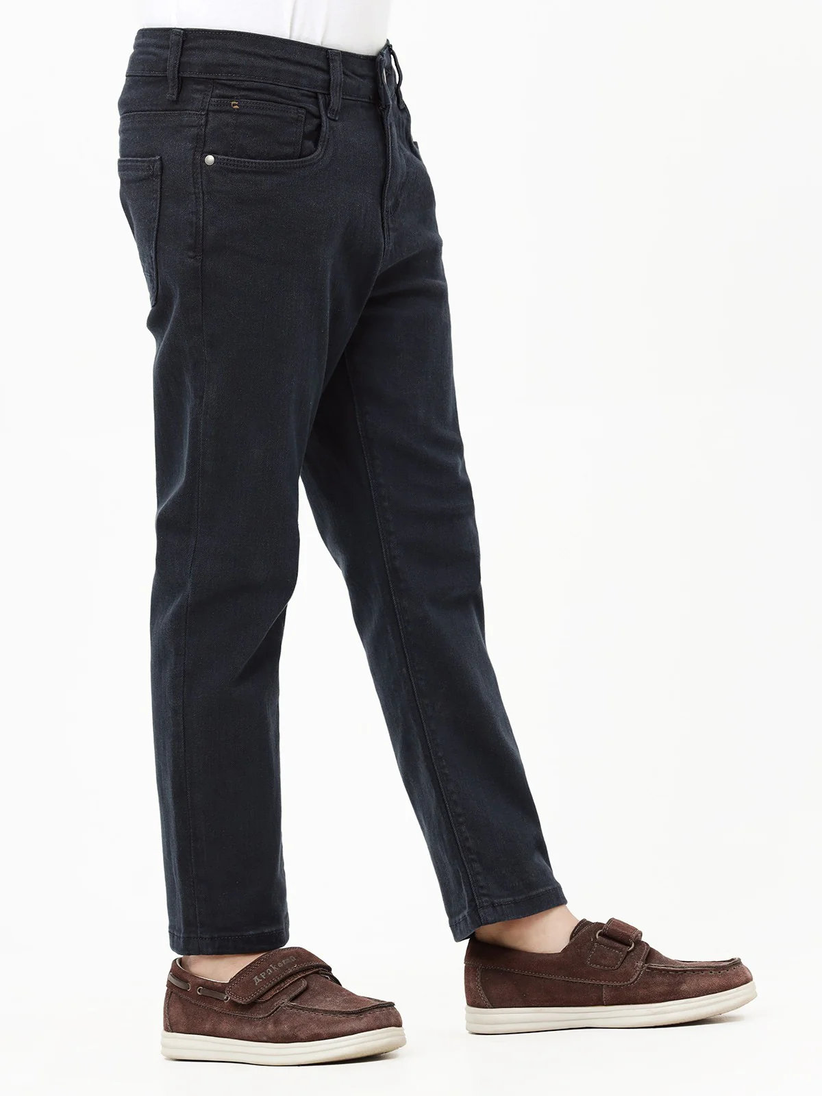 Boy's Dark Navy Denim Pant - EBBDP23-017 - Image 2