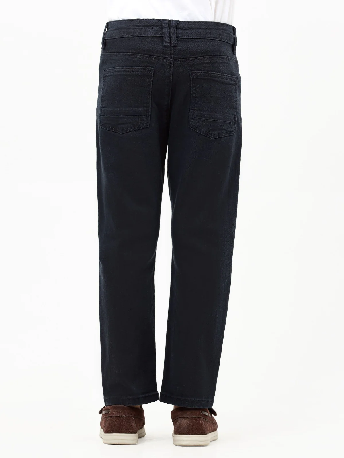 Boy's Dark Navy Denim Pant - EBBDP23-017 - Image 5
