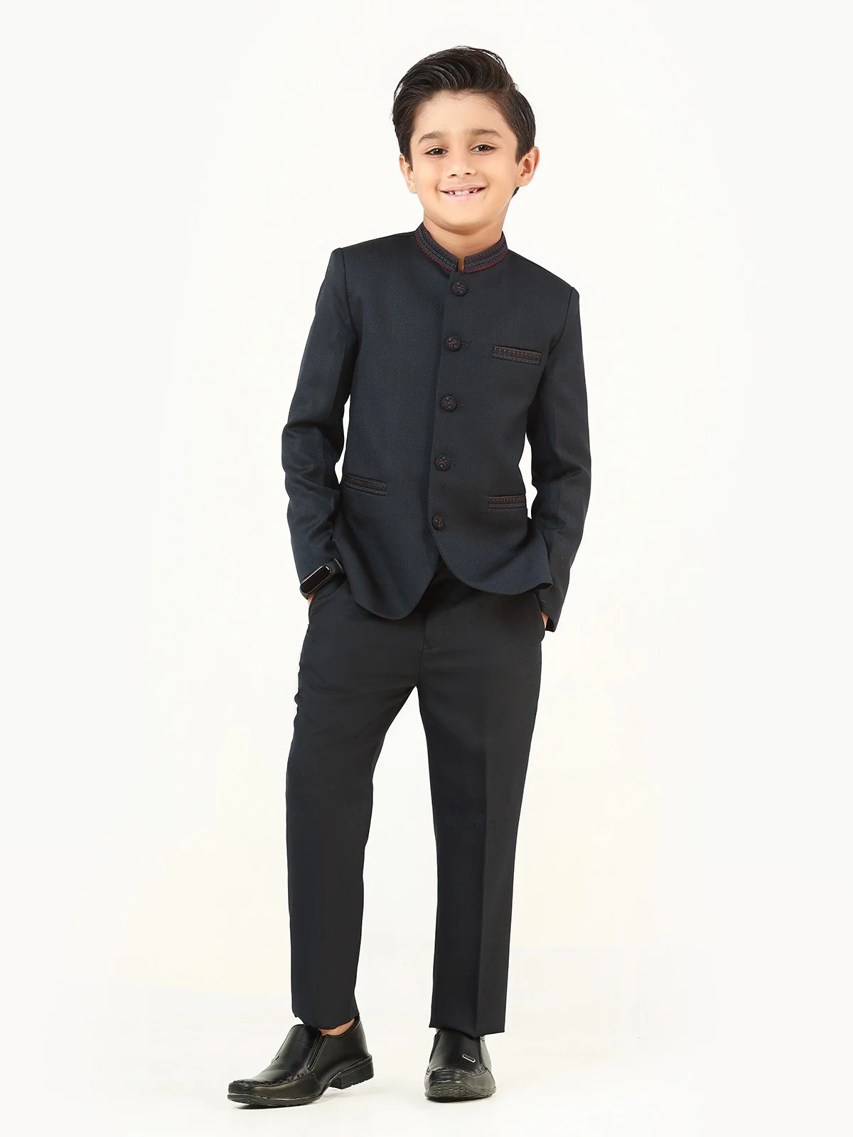Boy's Dark Navy Prince Suit - EBTPCS22-020 - Image 3