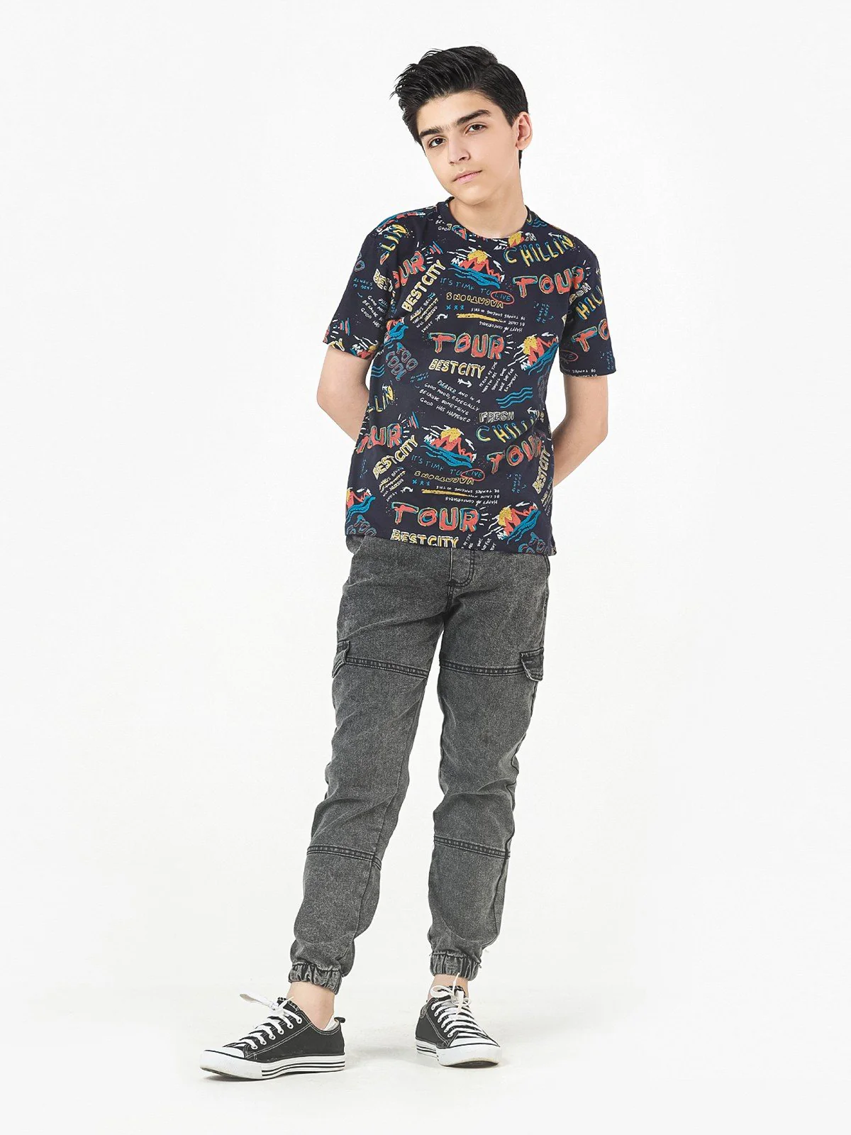 Boy's Dark Navy T-Shirt - EBTTS22-006