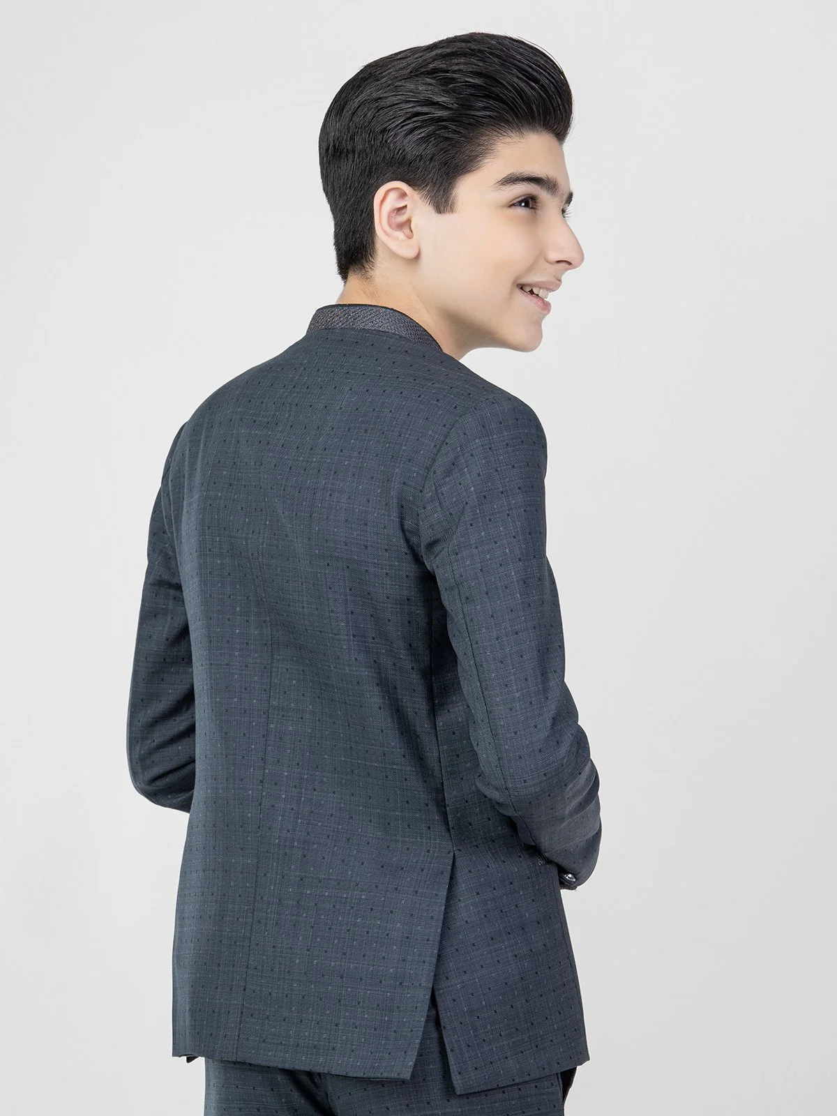 Boy's Dark Teal Prince Suit - EBTPCS21-014 - Image 5