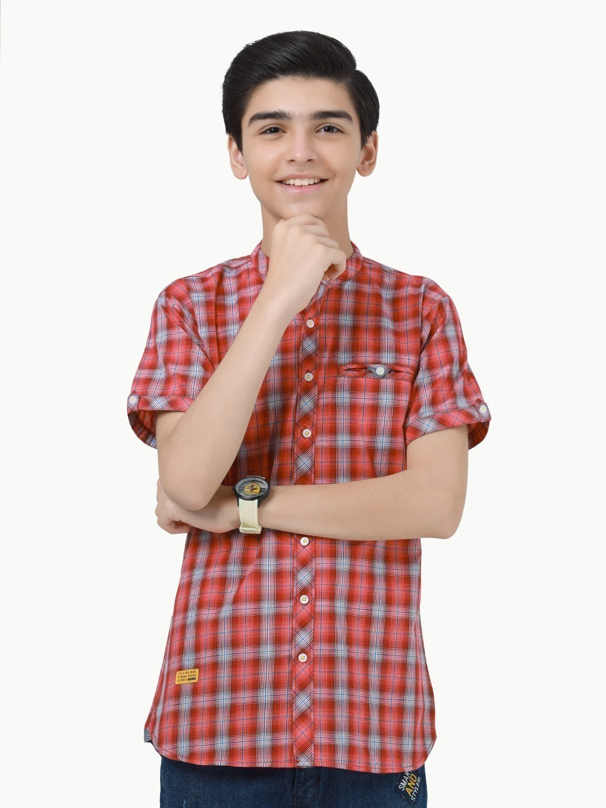 Boy's Deep Pink Shirt - EBTS22-27446 - Image 2