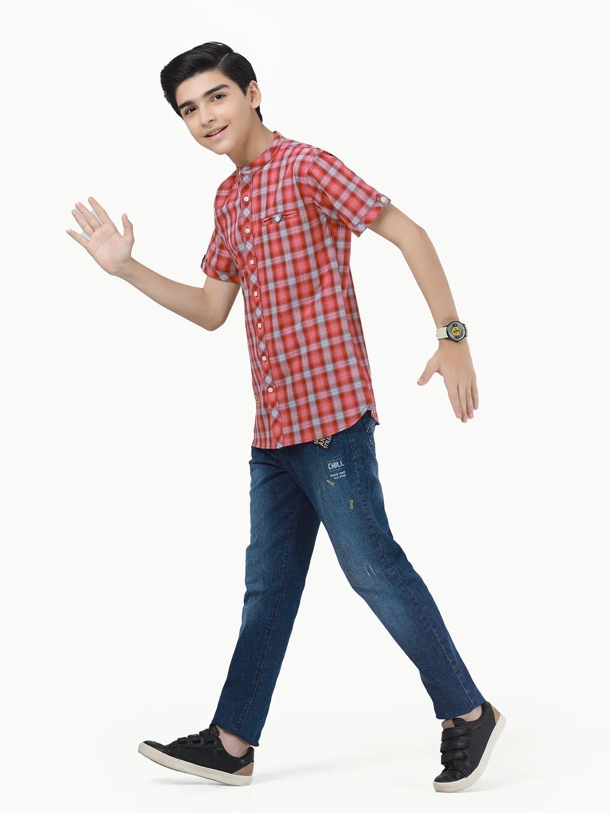Boy's Deep Pink Shirt - EBTS22-27446 - Image 3