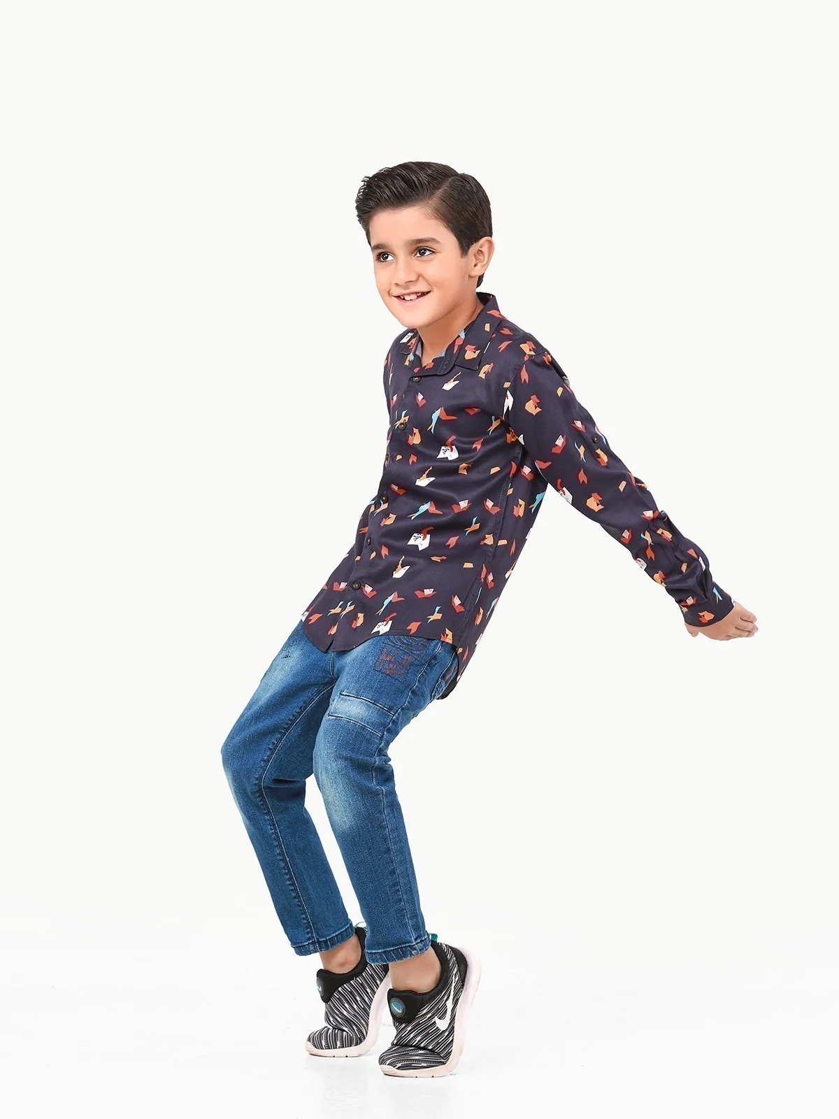 Boy's Deep Purple Shirt - EBTS22-27432 - Image 2