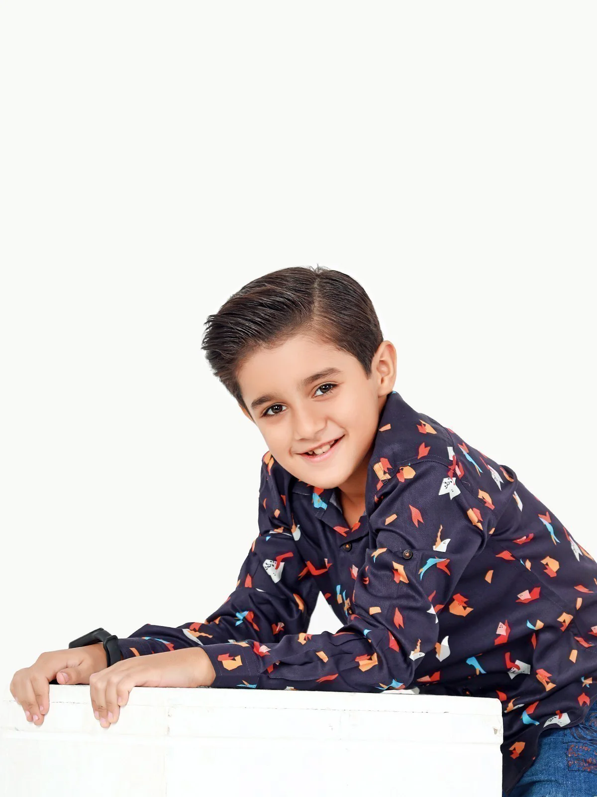 Boy's Deep Purple Shirt - EBTS22-27432 - Image 3