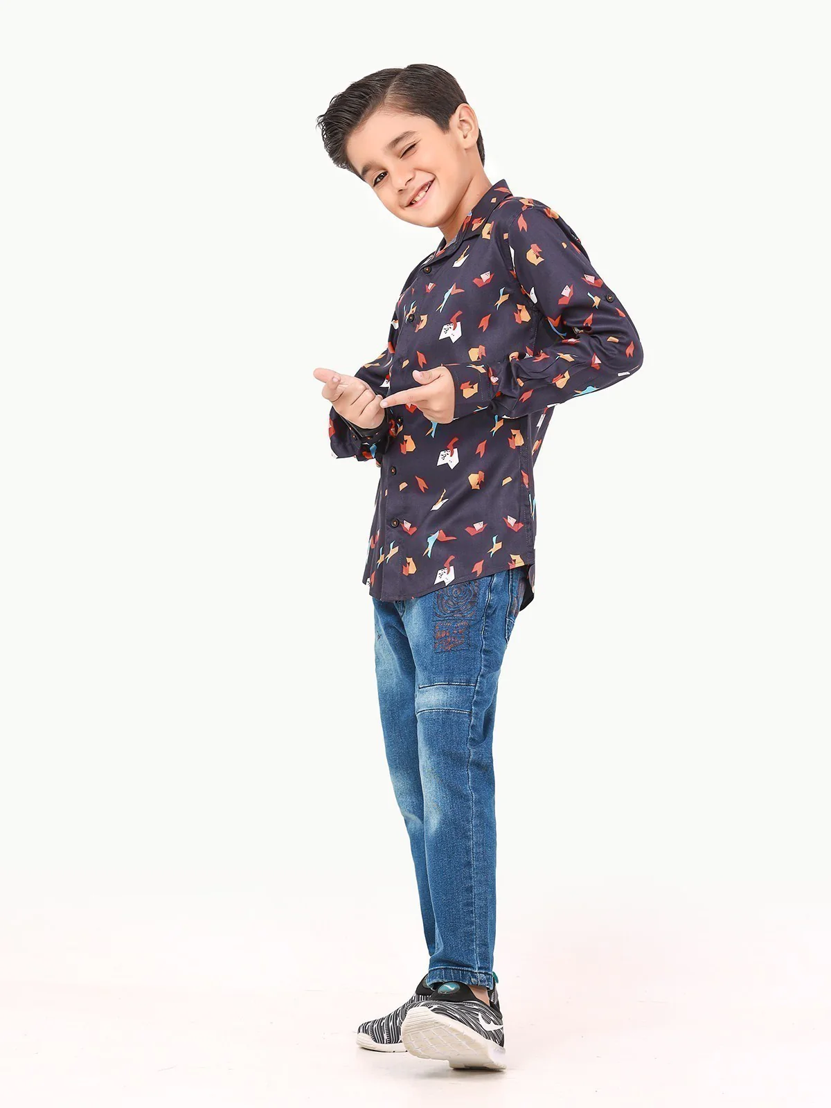 Boy's Deep Purple Shirt - EBTS22-27432 - Image 4