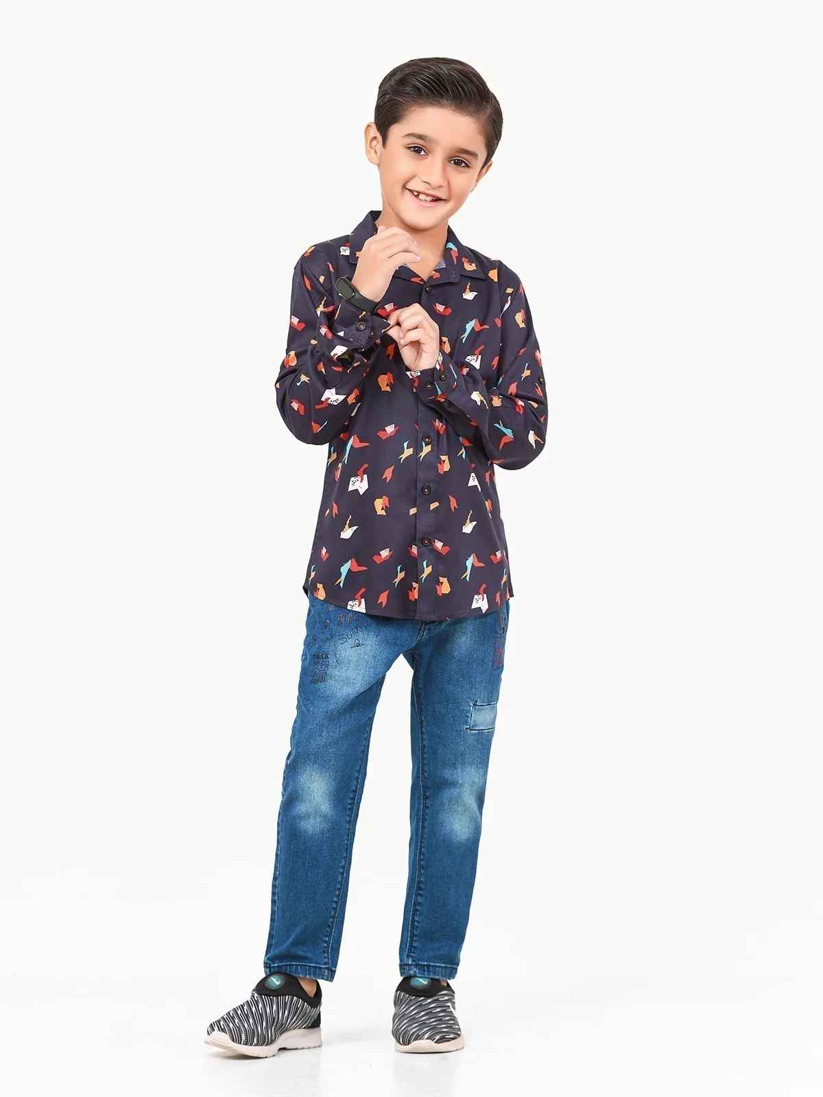 Boy's Deep Purple Shirt - EBTS22-27432 - Image 5