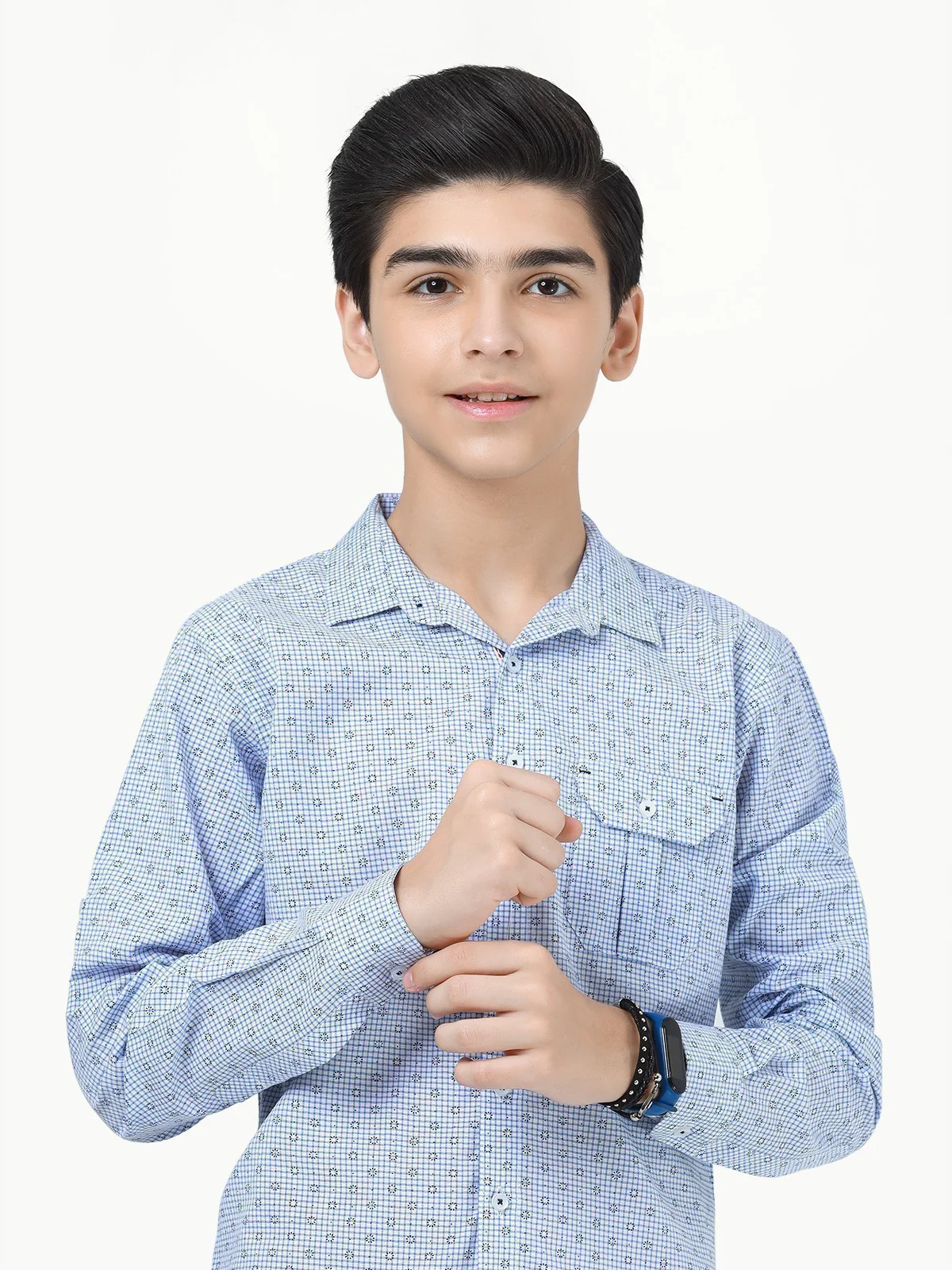 Boy's Deep Purple Shirt - EBTS23-27434 - Image 2