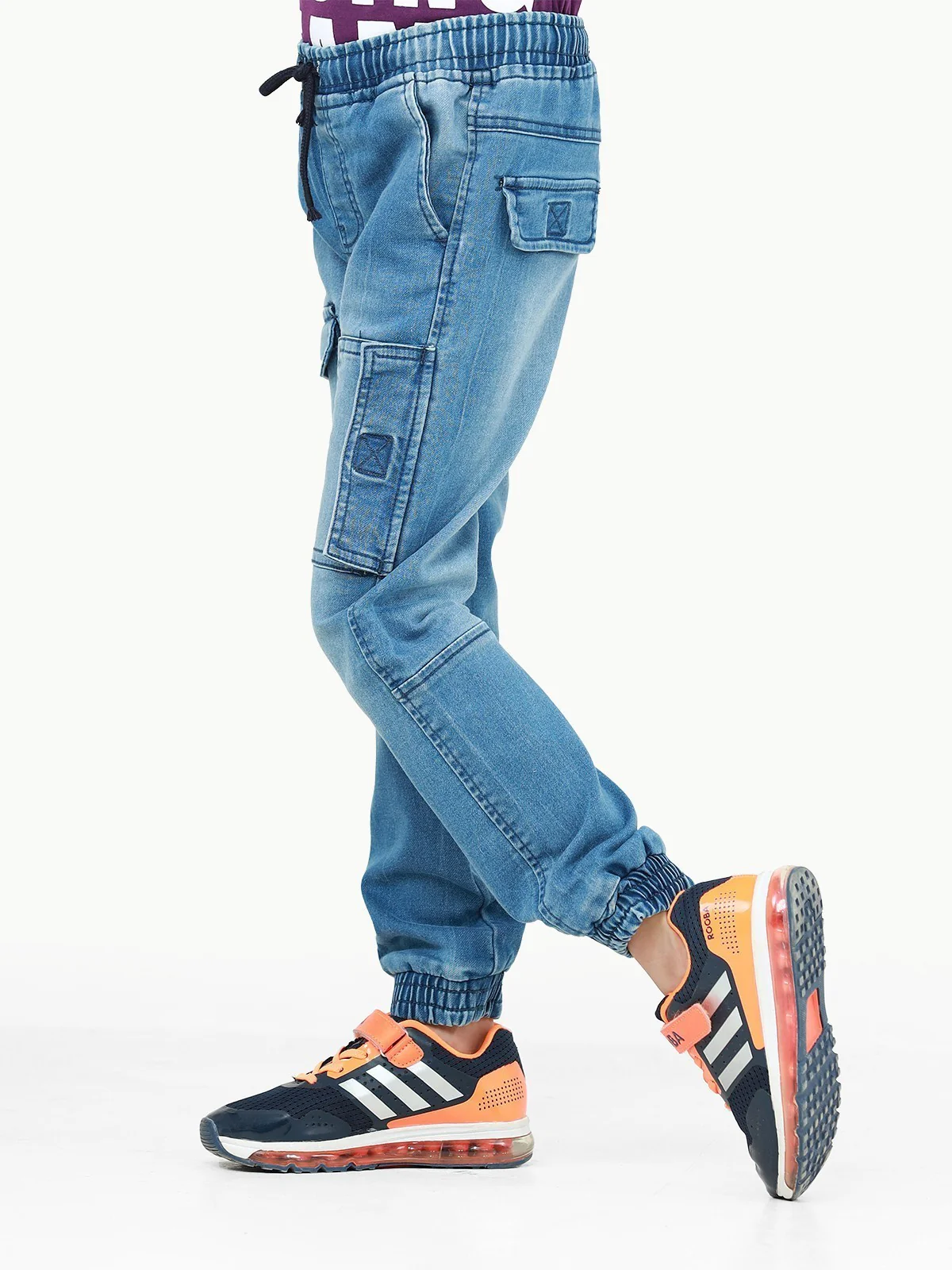 Boy's Denim Blue Trouser - EBBT22-030 - Image 3