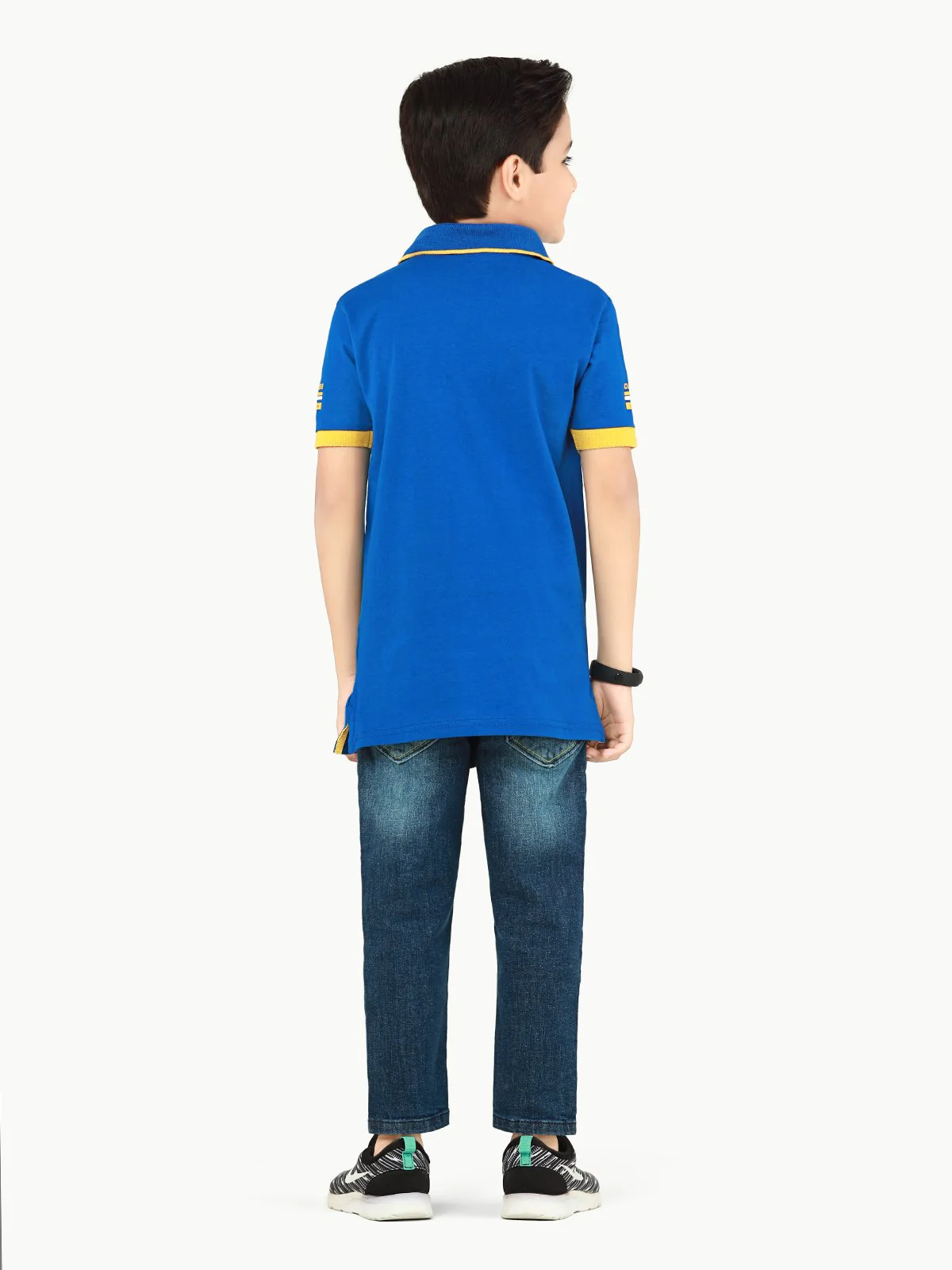 Boy's Electric Blue Polo Shirt - EBTPS22-010 - Image 7