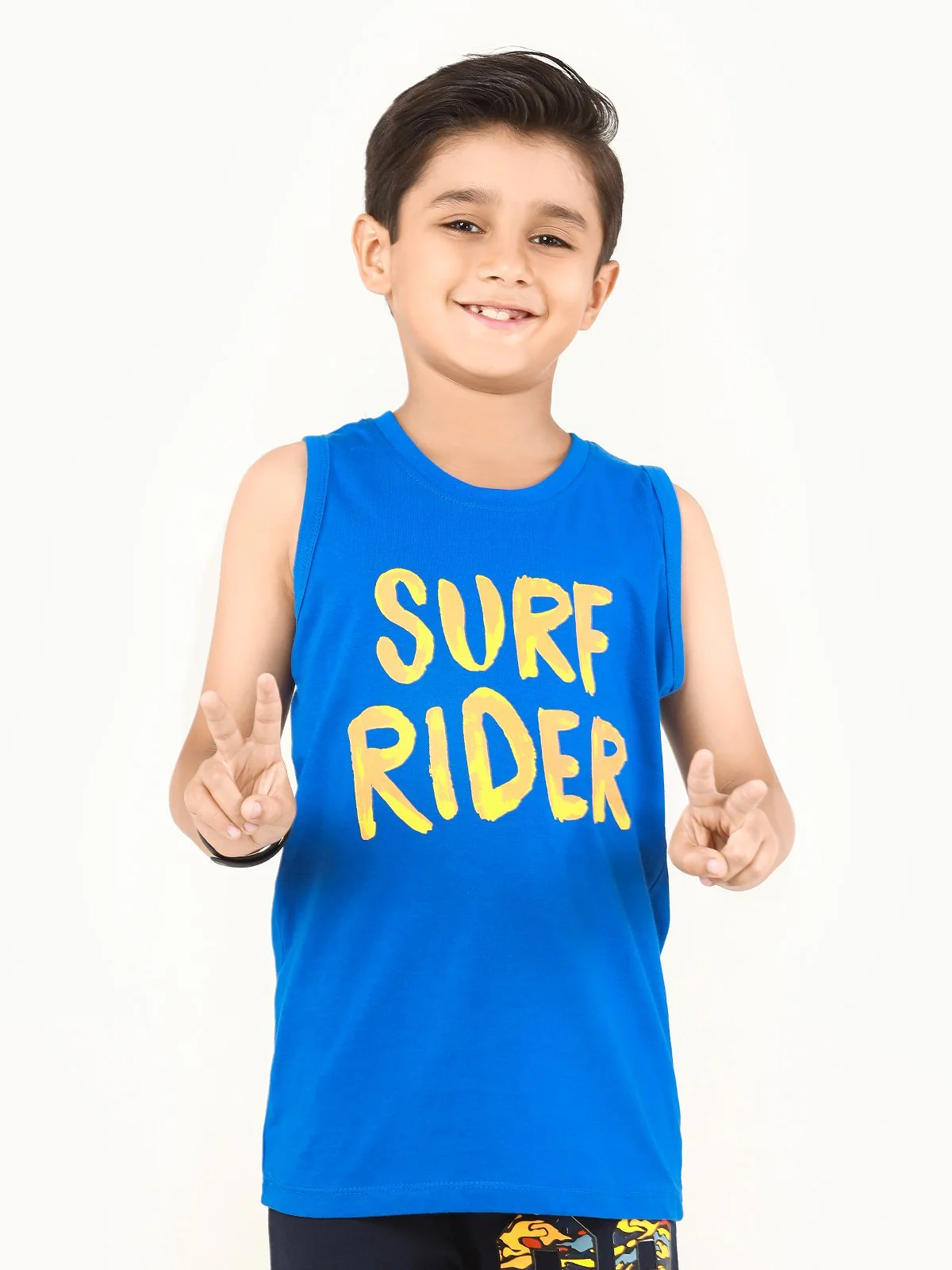 Boy's Electric Blue Tank Top - EBTT22-003
