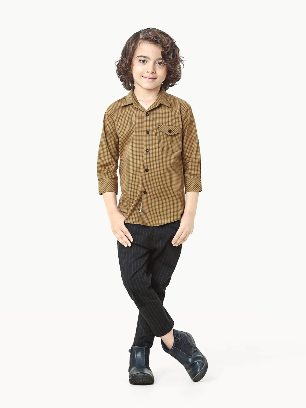 Boy's Golden Shirt - EBTS22-27441 - Image 2