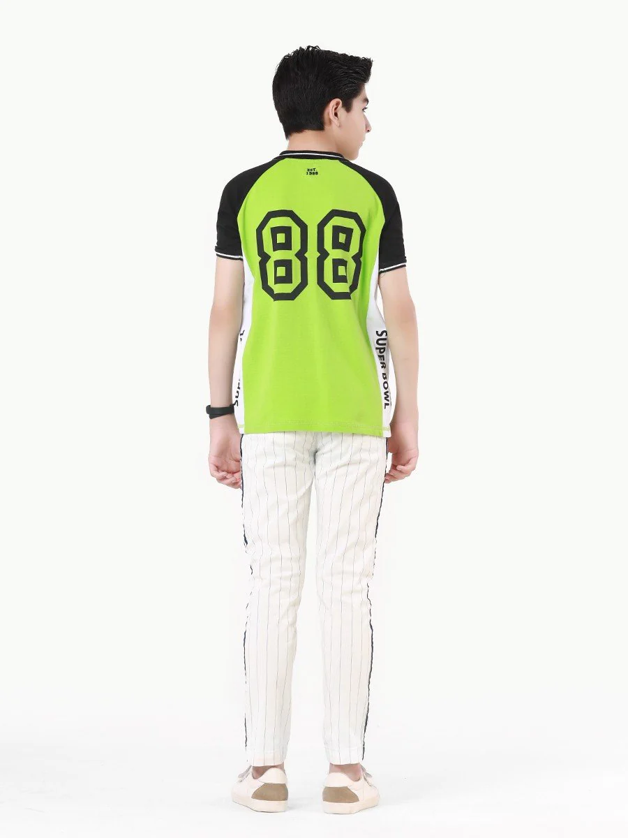 Boy's Green & Black Polo Shirt - EBTPS22-003 - Image 7