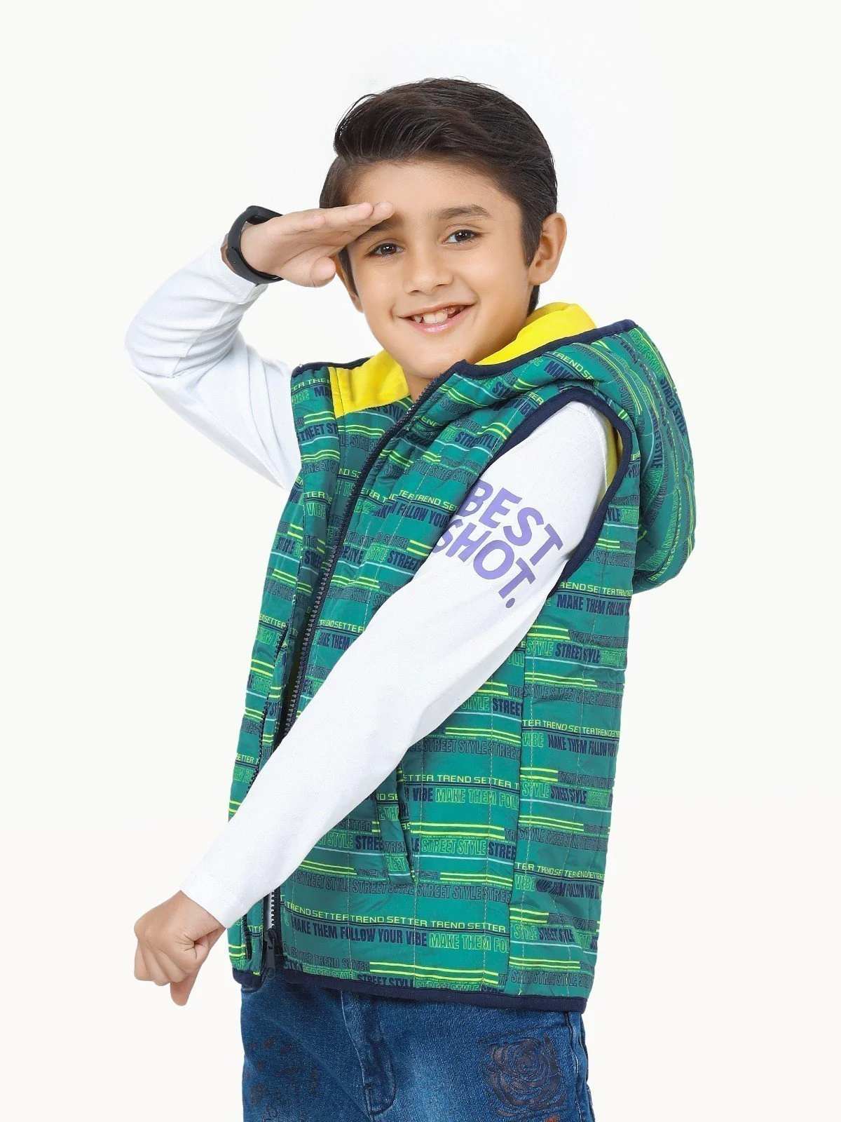 Boy's Green Jacket - EBTJP22-003 - Image 2