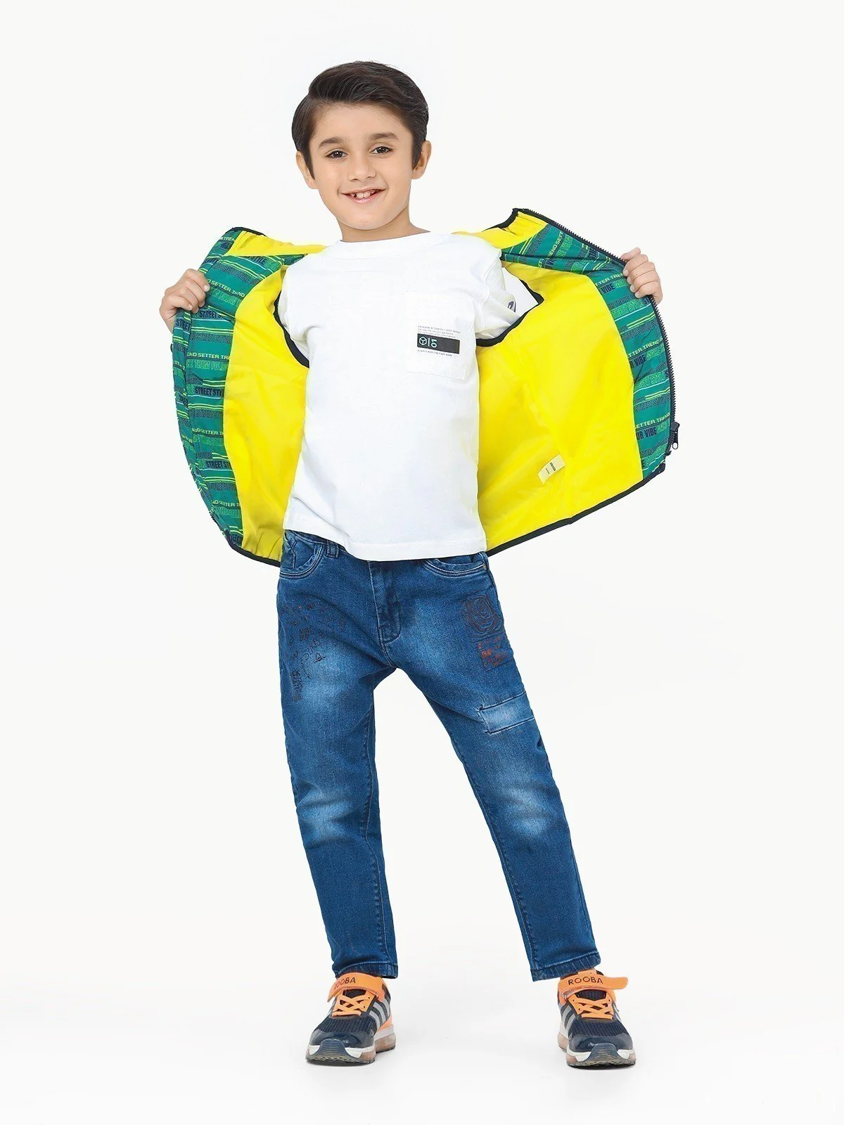 Boy's Green Jacket - EBTJP22-003 - Image 4
