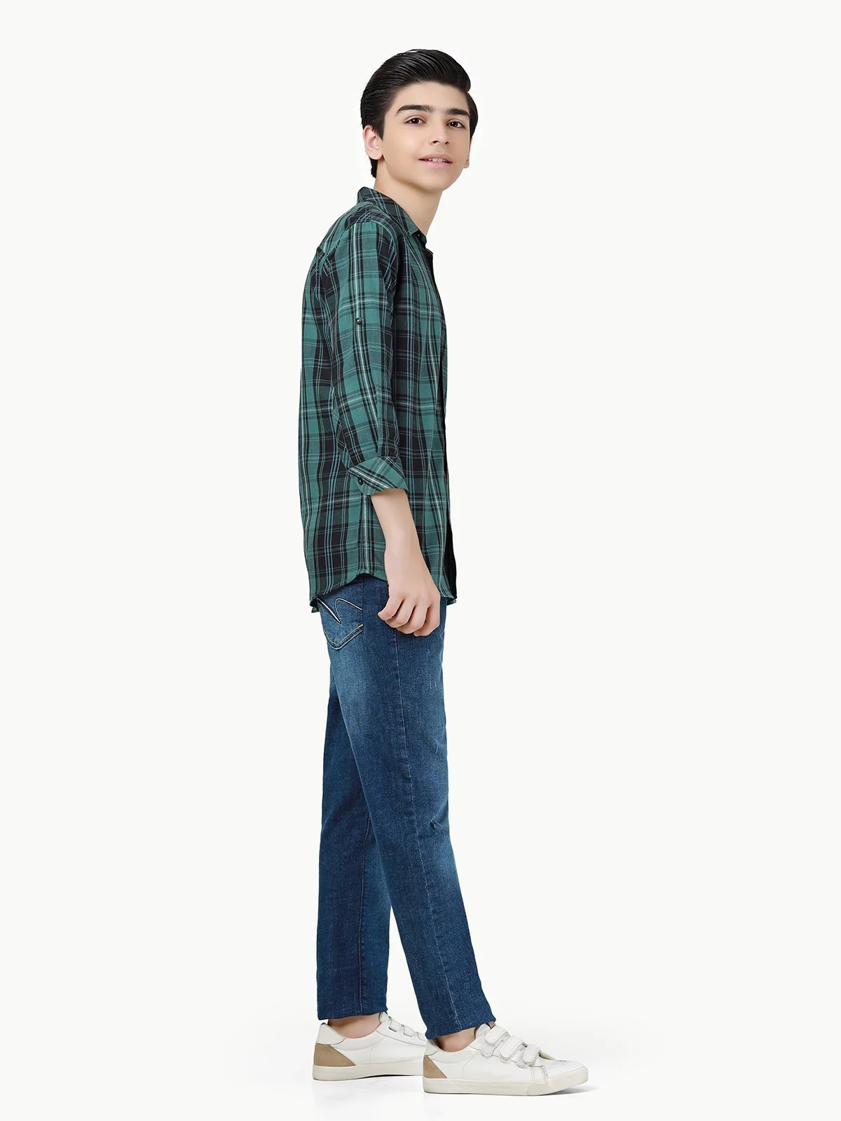 Boy's Green Shirt - EBTS22-27407 - Image 4