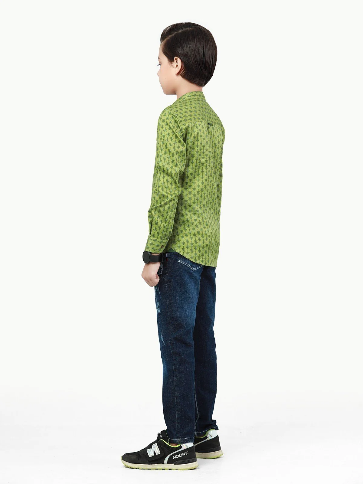 Boy's Green Shirt - EBTS22-27422 - Image 5