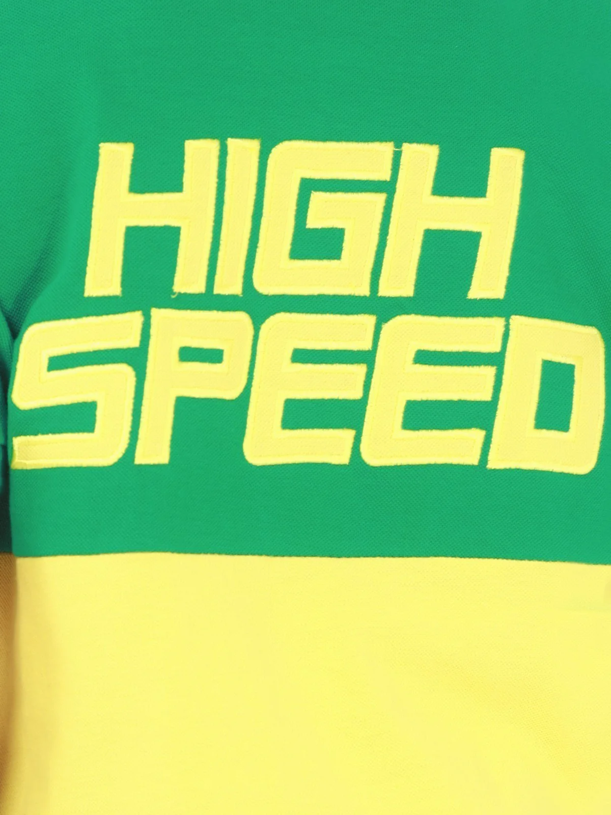 Boy's Green & Yellow Polo Shirt - EBTPS22-006 - Image 3