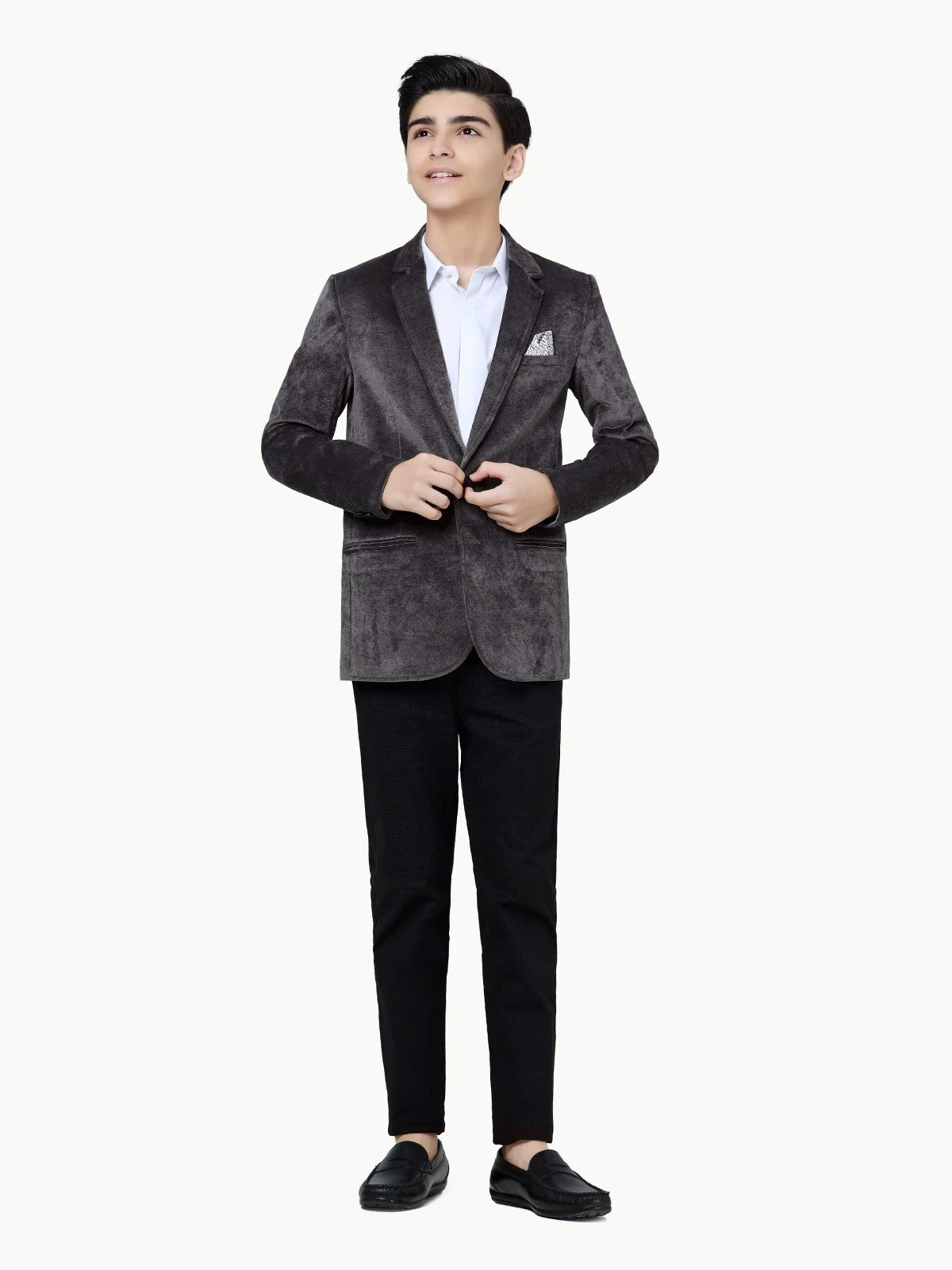 Boy's Grey Blazer - EBTB22-4470