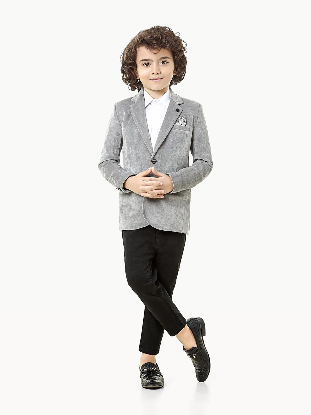 Boy's Grey Blazer - EBTB22-4472