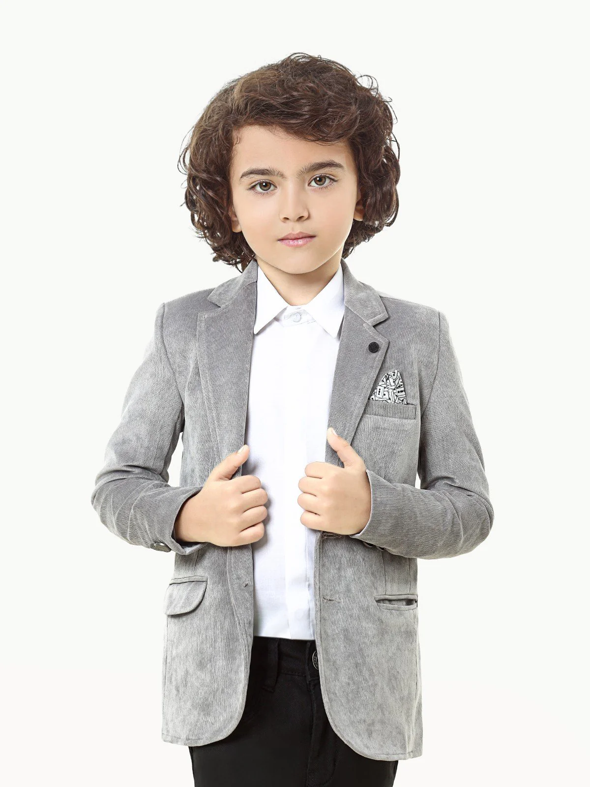 Boy's Grey Blazer - EBTB22-4472 - Image 2