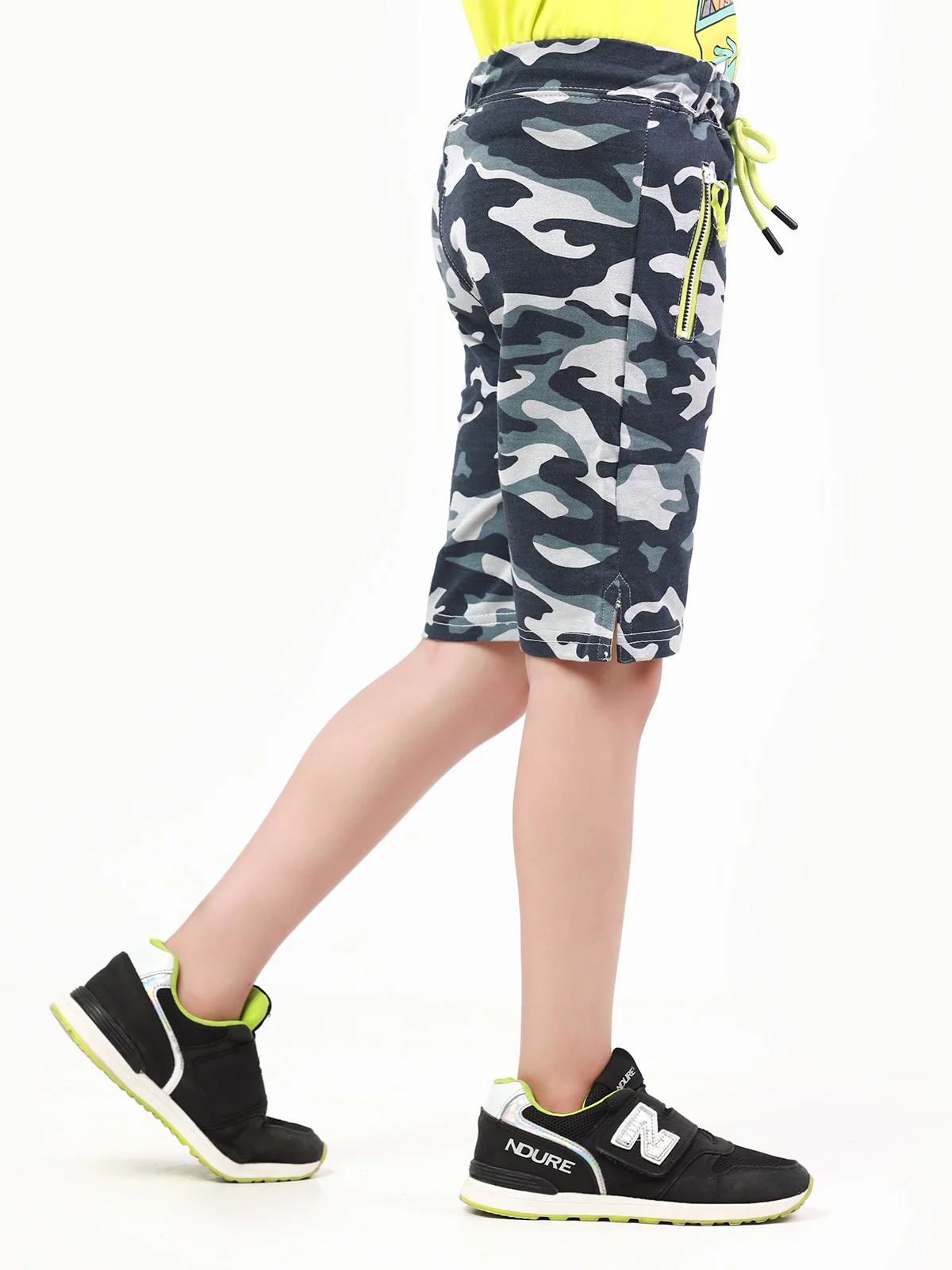 Boy's Grey Camo Shorts - EBBSK22-003 - Image 2
