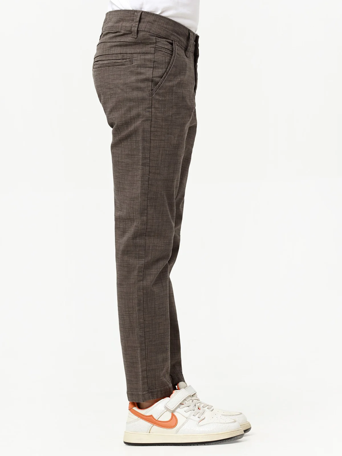 Boy's Grey Chino Pant - EBBCP23-007 - Image 2