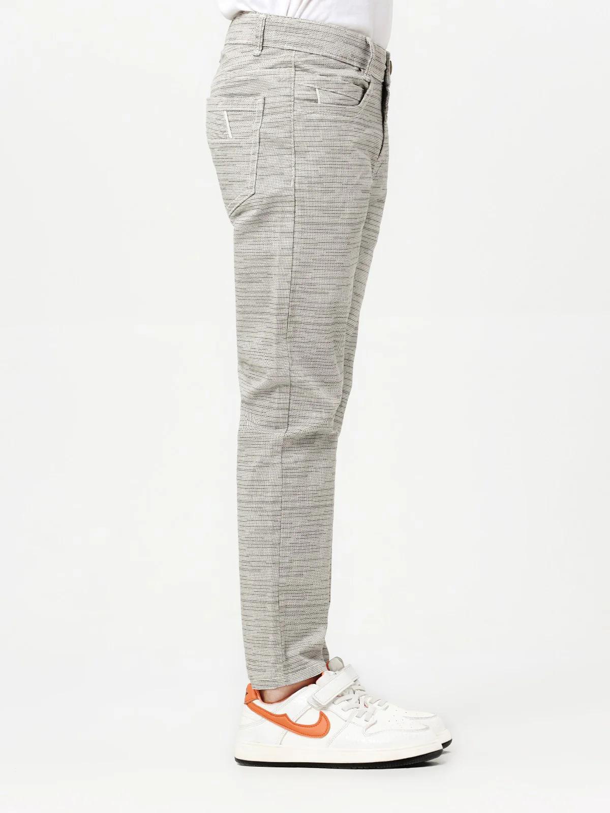 Boy's Grey Chino Pant - EBBCP23-026 - Image 3