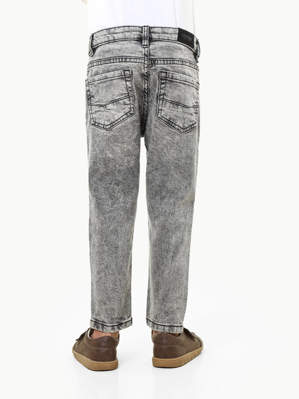 Boy's Grey Denim Pant - EBBDP22-021 - Image 6