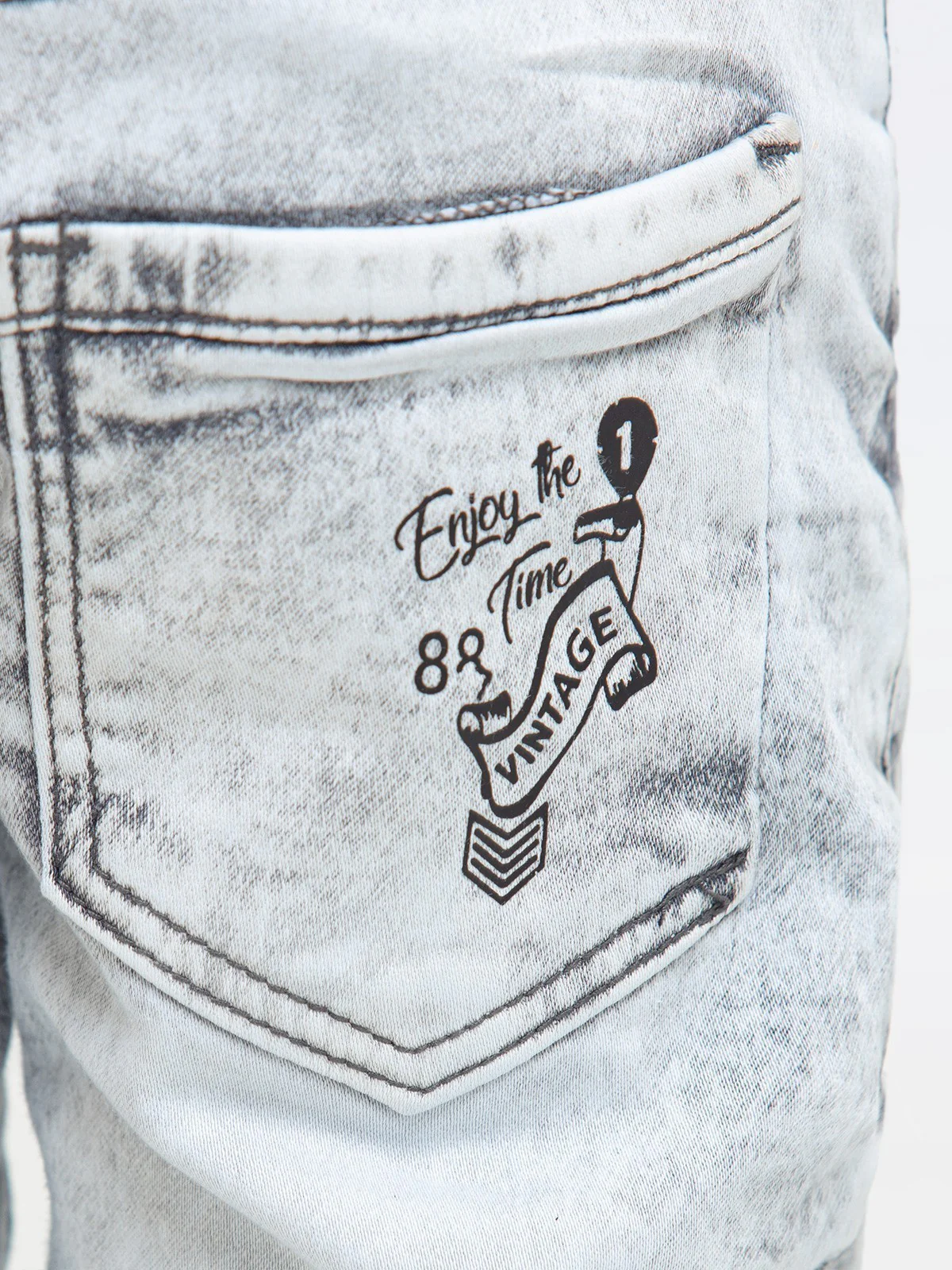 Boy's Grey Denim Pant - EBBDP23-011 - Image 4