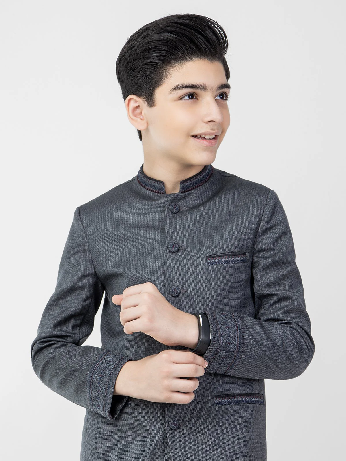 Boy's Grey Prince Suit - EBTPCS21-018 - Image 2