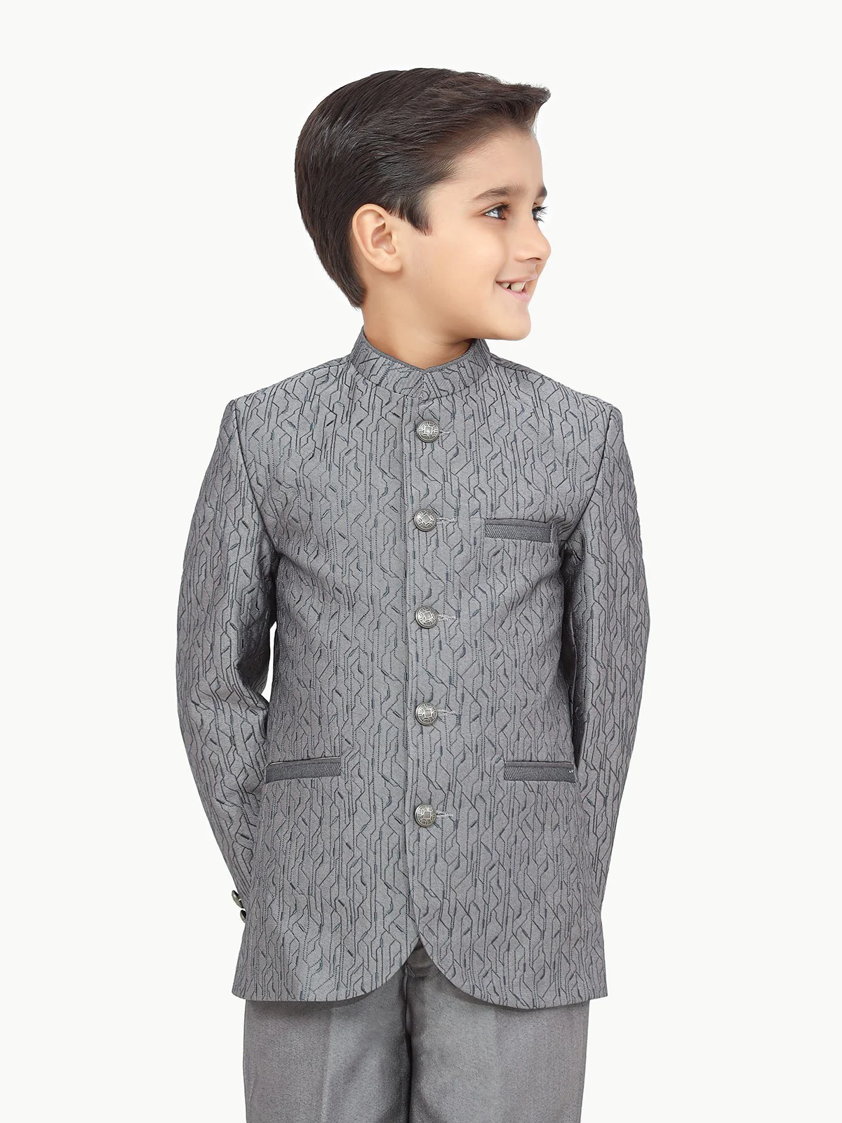 Boy's Grey Prince Suit - EBTPCS22-013 - Image 2