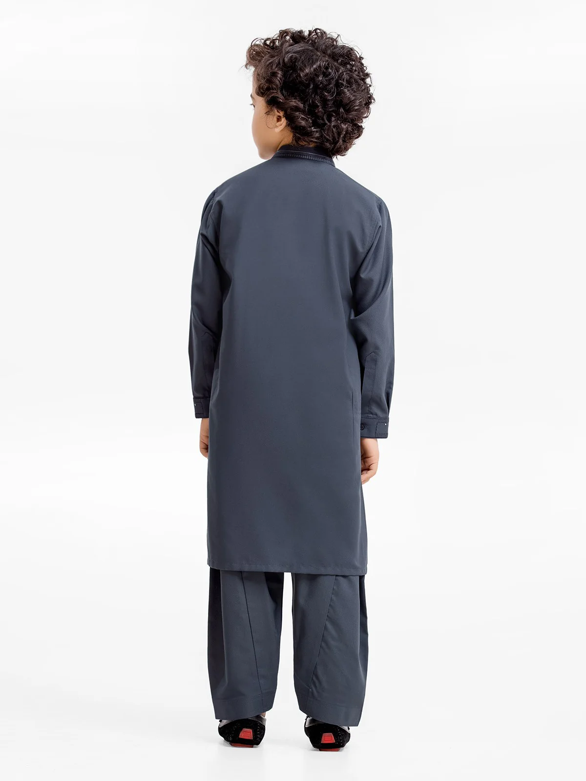 Boy's Kai Green Kurta Shalwar - EBTKS23-3875 - Image 6
