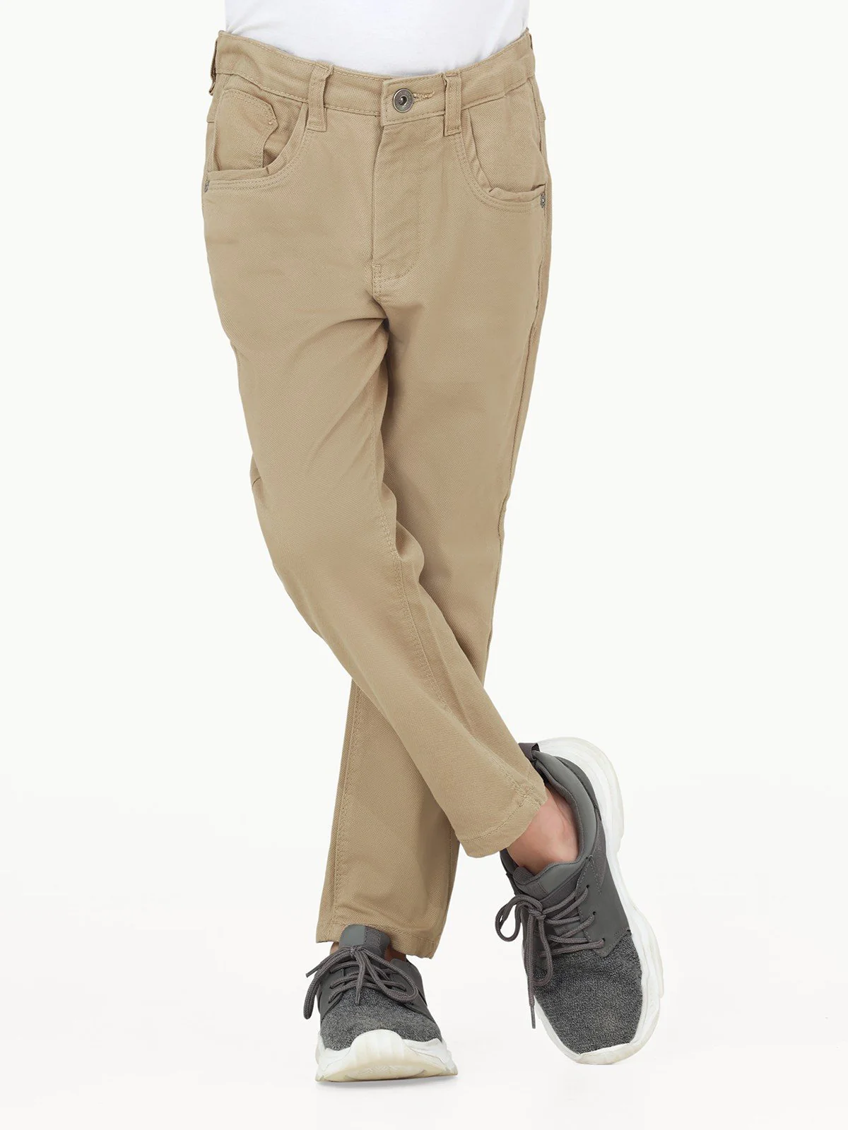 Boy's Khaki Chino Pant - EBBCP22-003