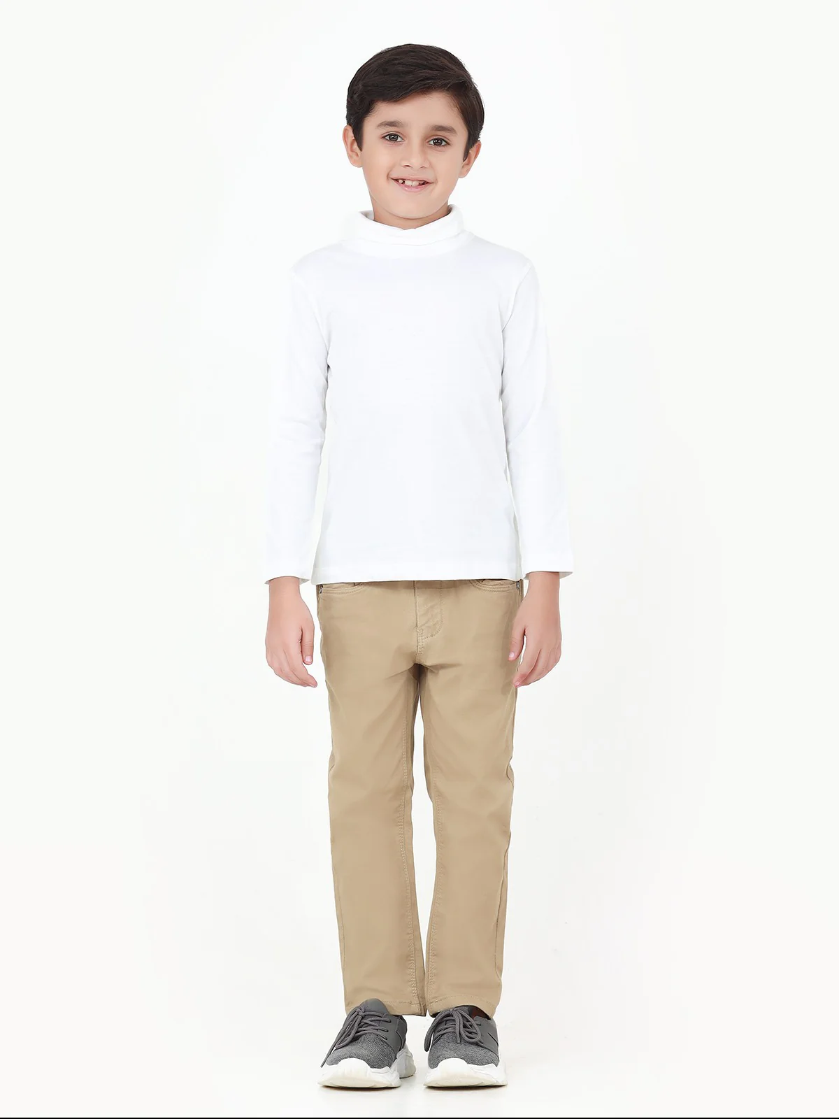 Boy's Khaki Chino Pant - EBBCP22-003 - Image 2