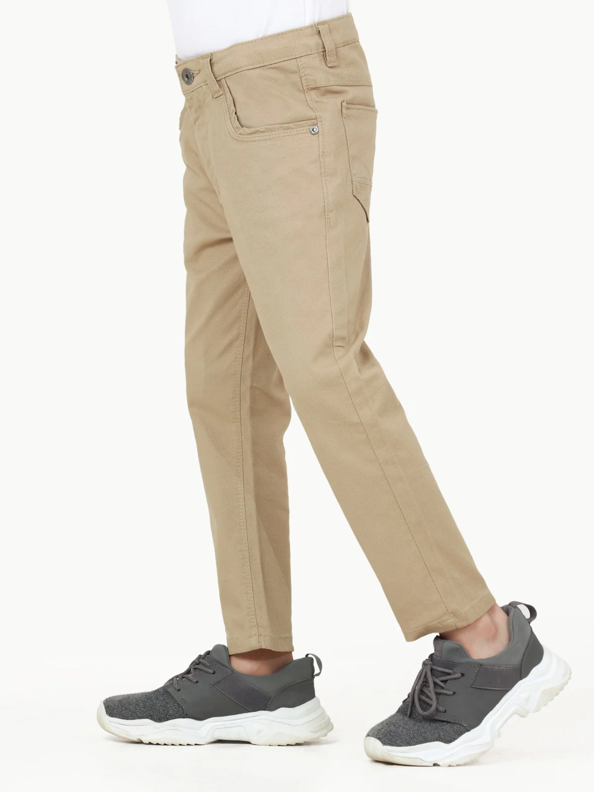 Boy's Khaki Chino Pant - EBBCP22-003 - Image 3