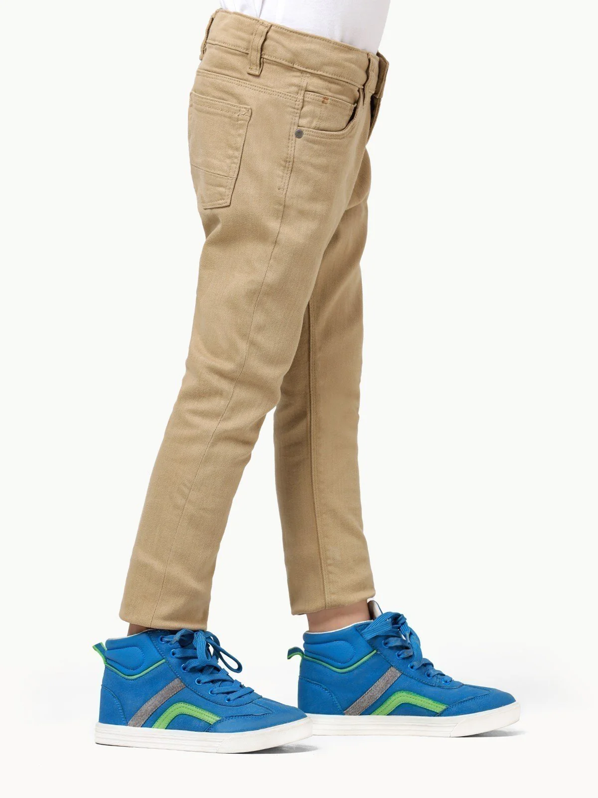 Boy's Khaki Denim Pant - EBBDP23-018 - Image 3